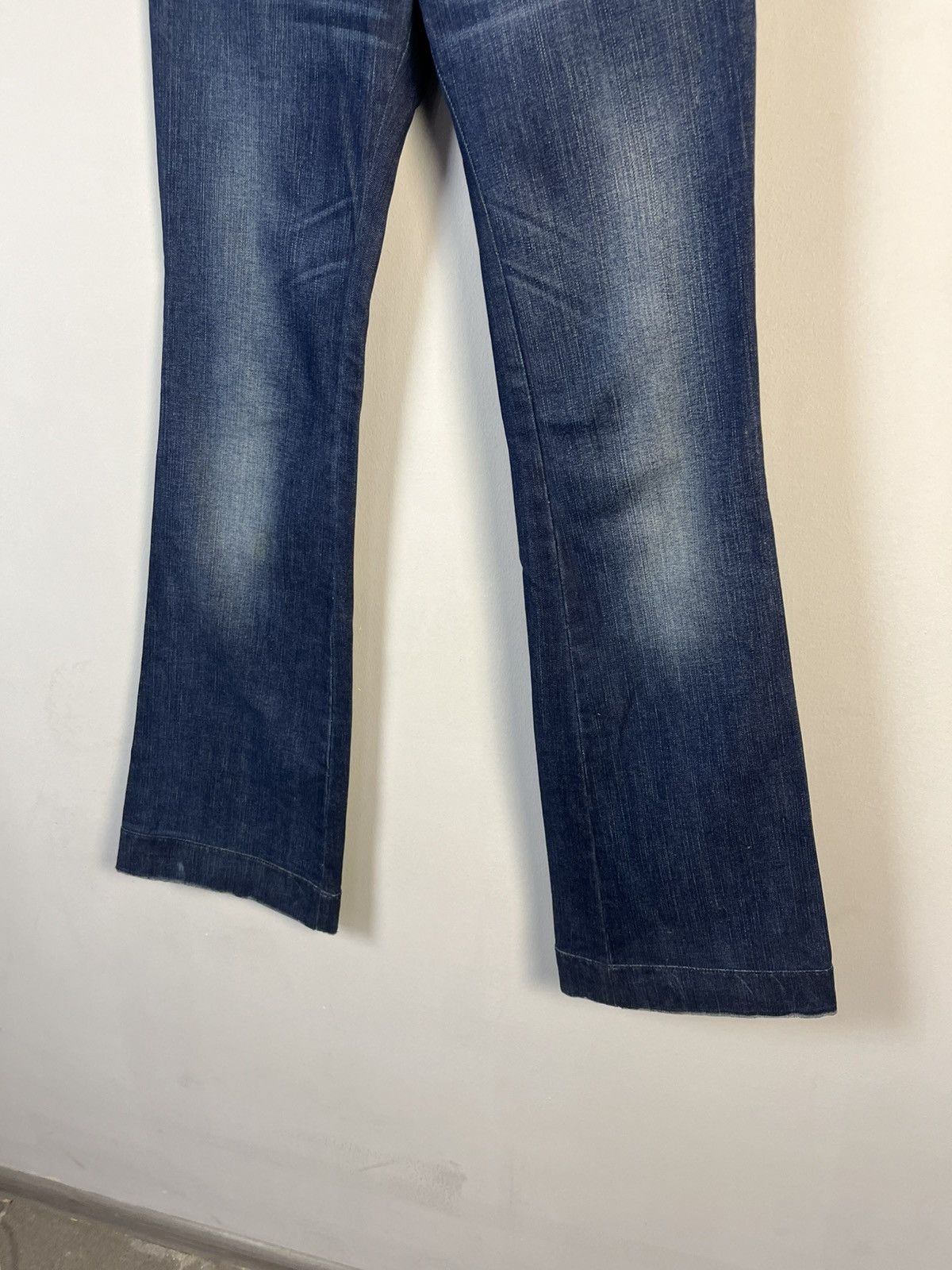 Dolce & Gabbana × Jean Dolce Gabbana D&G Luxury Flared Denim Jeans Y2K Madein Italy Size 28" / US 6 / IT 42 - 4 Thumbnail