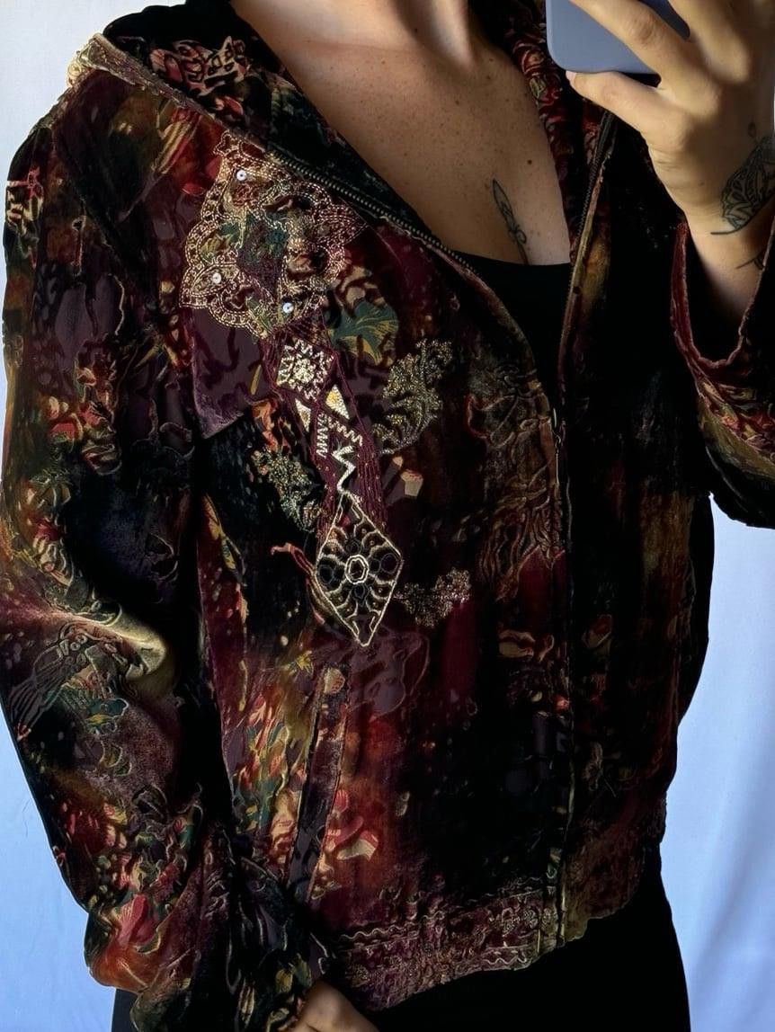 Chicos Chicos Crushed Velvet Jacket Size M / US 6-8 / IT 42-44 - 7 Thumbnail