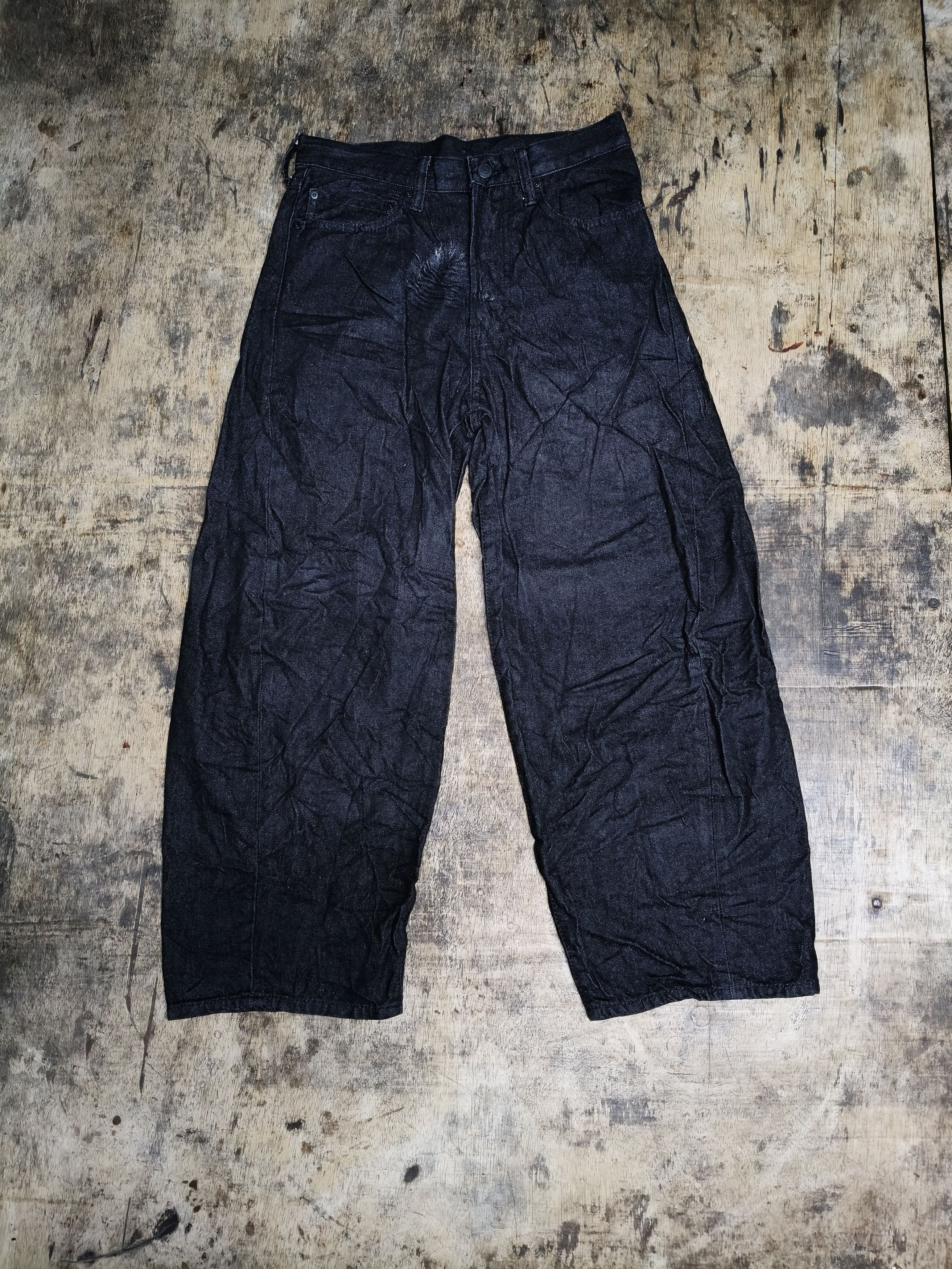 GU Gu Beige Denim Pants Size 29" - 1 Thumbnail