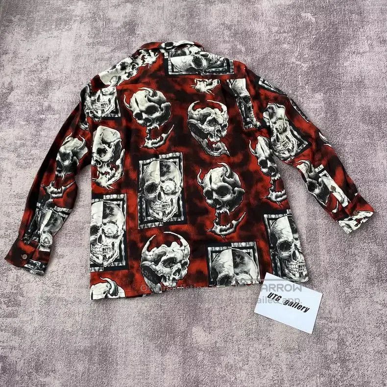 Wacko Maria WACKO MARIA Skull Graffiti Long Sleeve Shirt Size US L / EU 52-54 / 3 - 2 Thumbnail