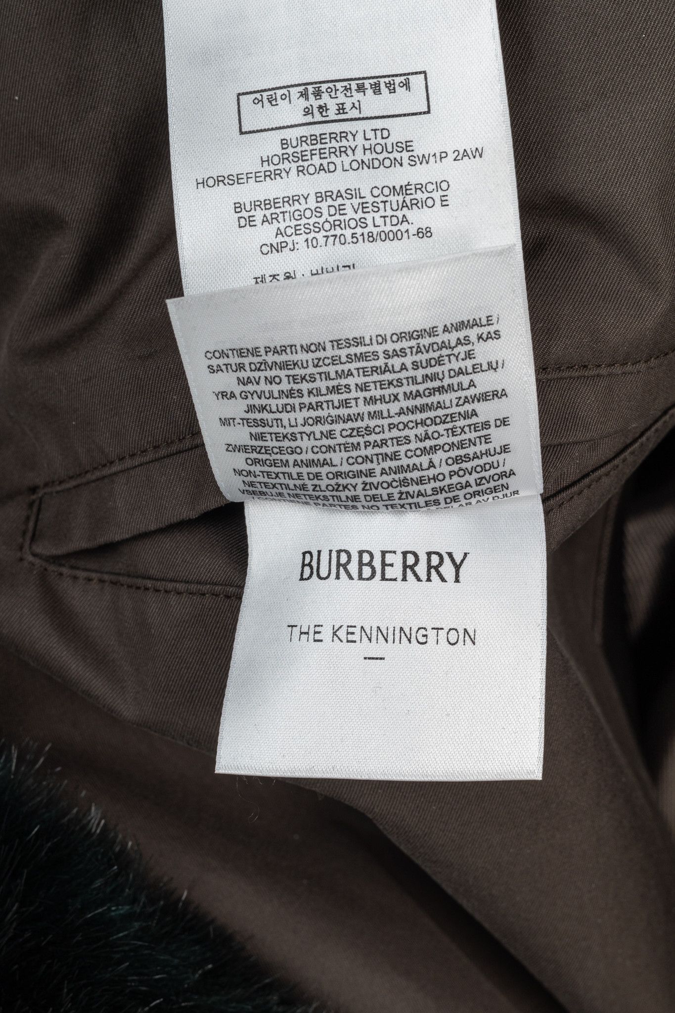 Burberry Burberry Kennington 'Otter' Cotton Fur-Trim Long Trench Coat Size XL / US 12-14 / IT 48-50 - 14 Thumbnail