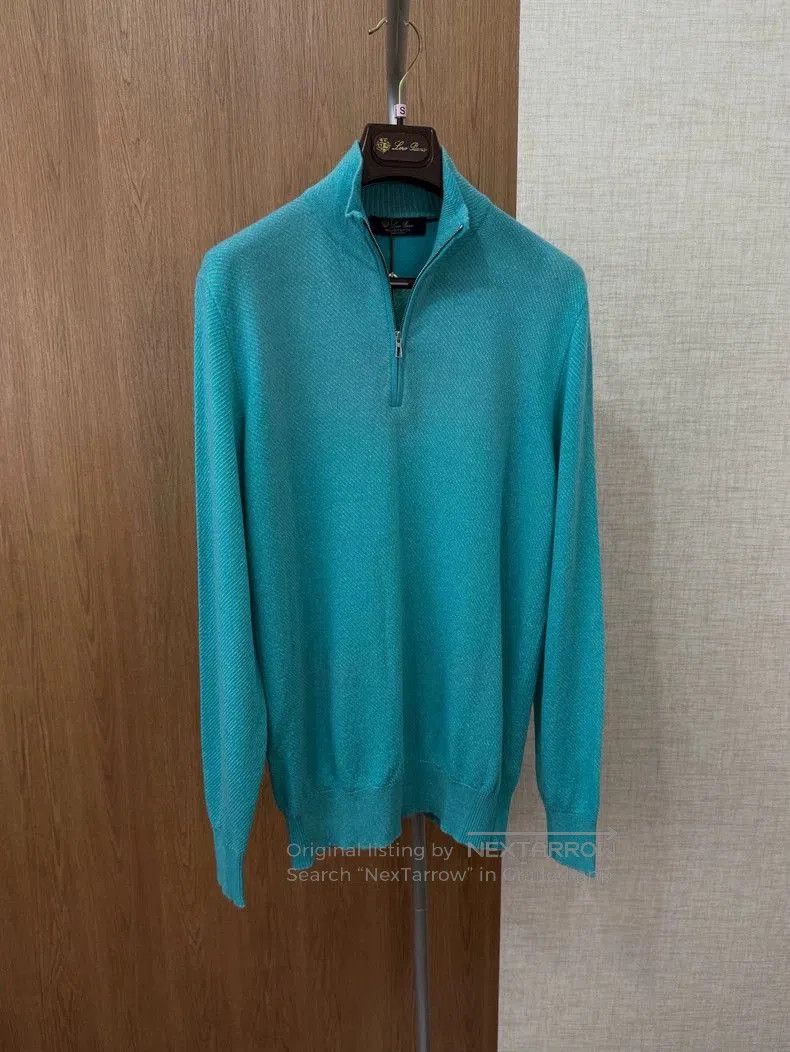 Loro Piana Loro Piana Men's Zip Cashmere Sweater. Size US M / EU 48-50 / 2 - 1 Thumbnail
