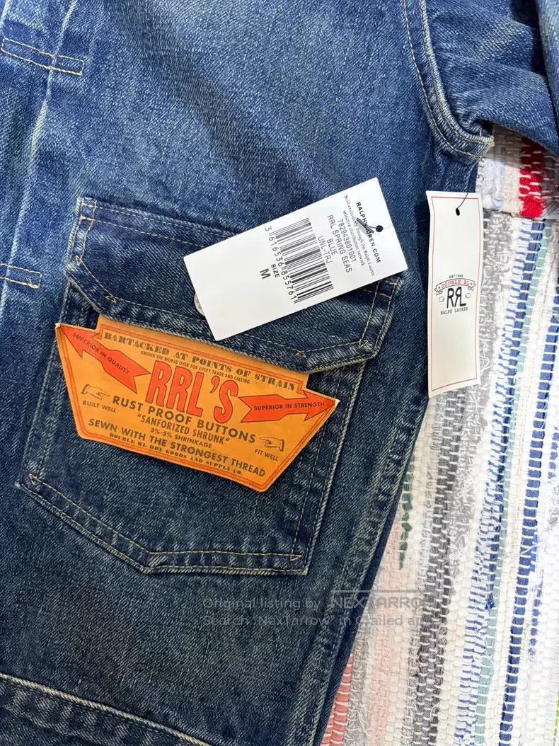 RRL Ralph Lauren RRL Ralph Lauren Washed and distressed denim jacket Size US M / EU 48-50 / 2 - 4 Thumbnail