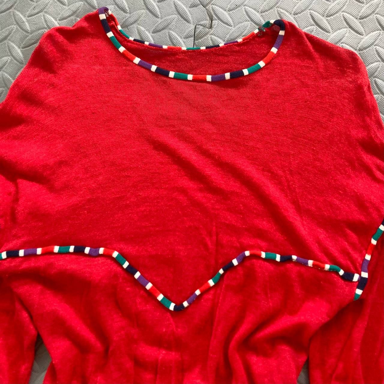 Tsumori Chisato Linen Knit Long Sleeves Top Size S / US 4 / IT 40 - 6 Thumbnail