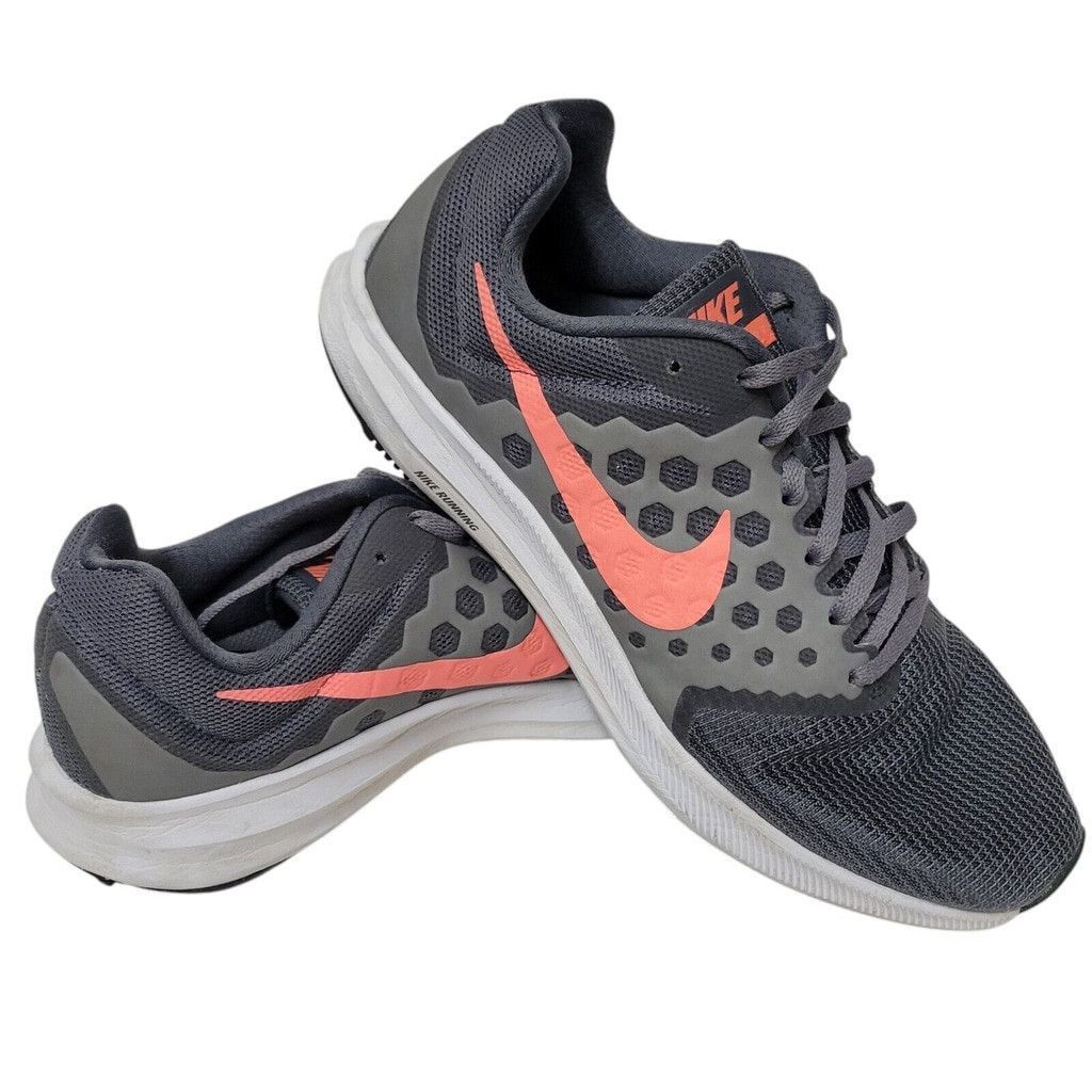 Nike Nike Downshifter Gray Lava Glow Running Shoes Women's 9.5 Size US 9.5 / IT 39.5 - 1 Thumbnail