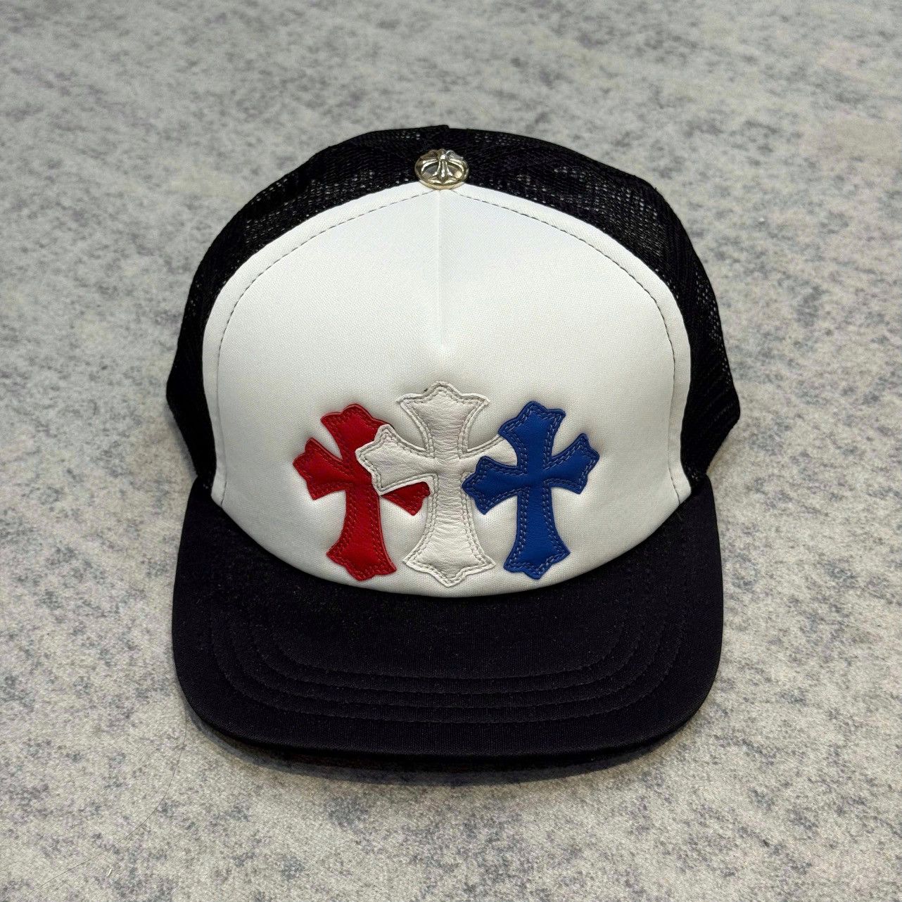 Chrome Hearts Chrome hearts hat trucker king taco red/white/blue Size ONE SIZE - 1 Thumbnail