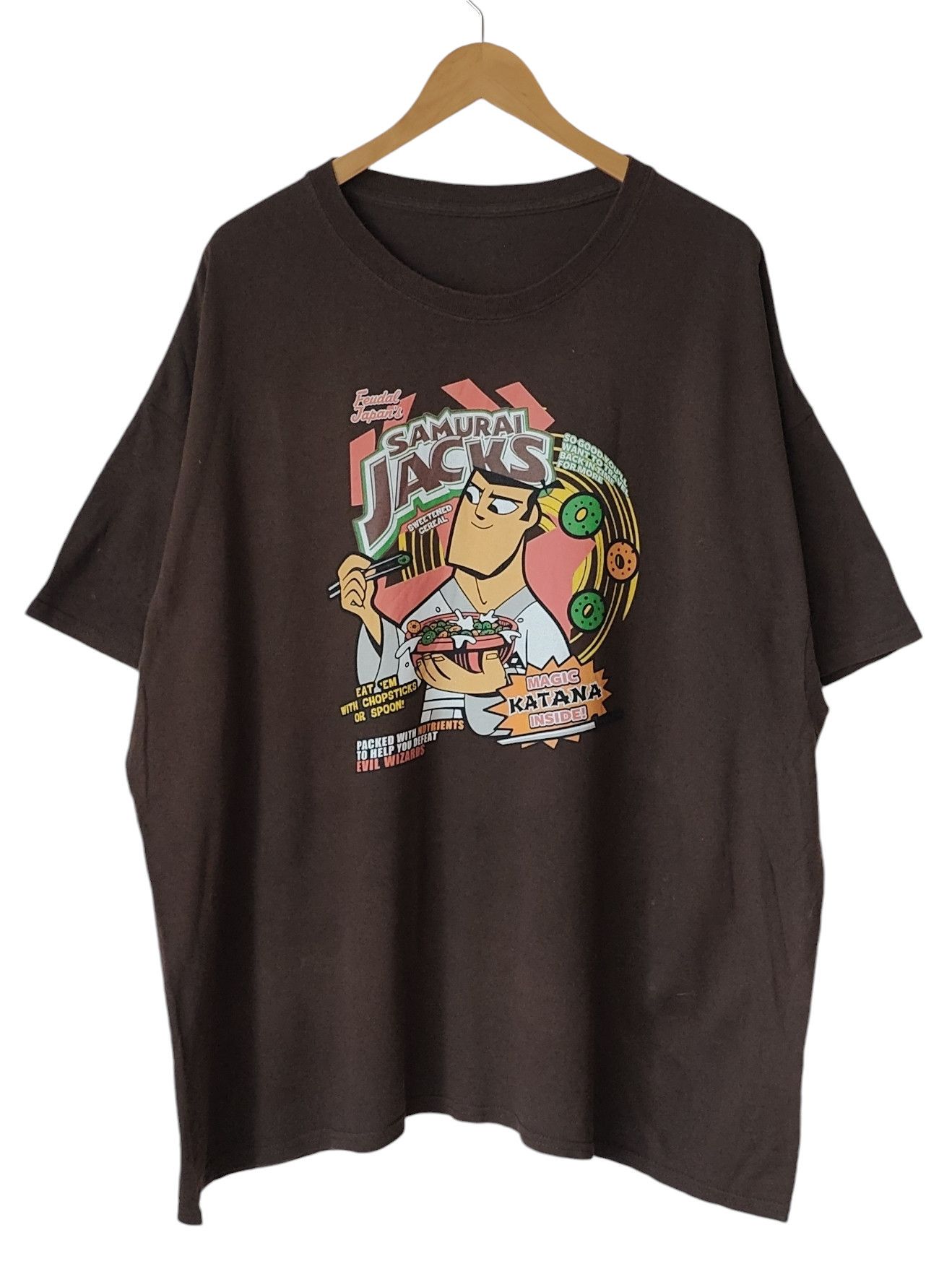 Cartoon Network Samurai Jack Big Print Y2K Vintage Official Tshirt Size US XXL / EU 58 / 5 - 1 Thumbnail