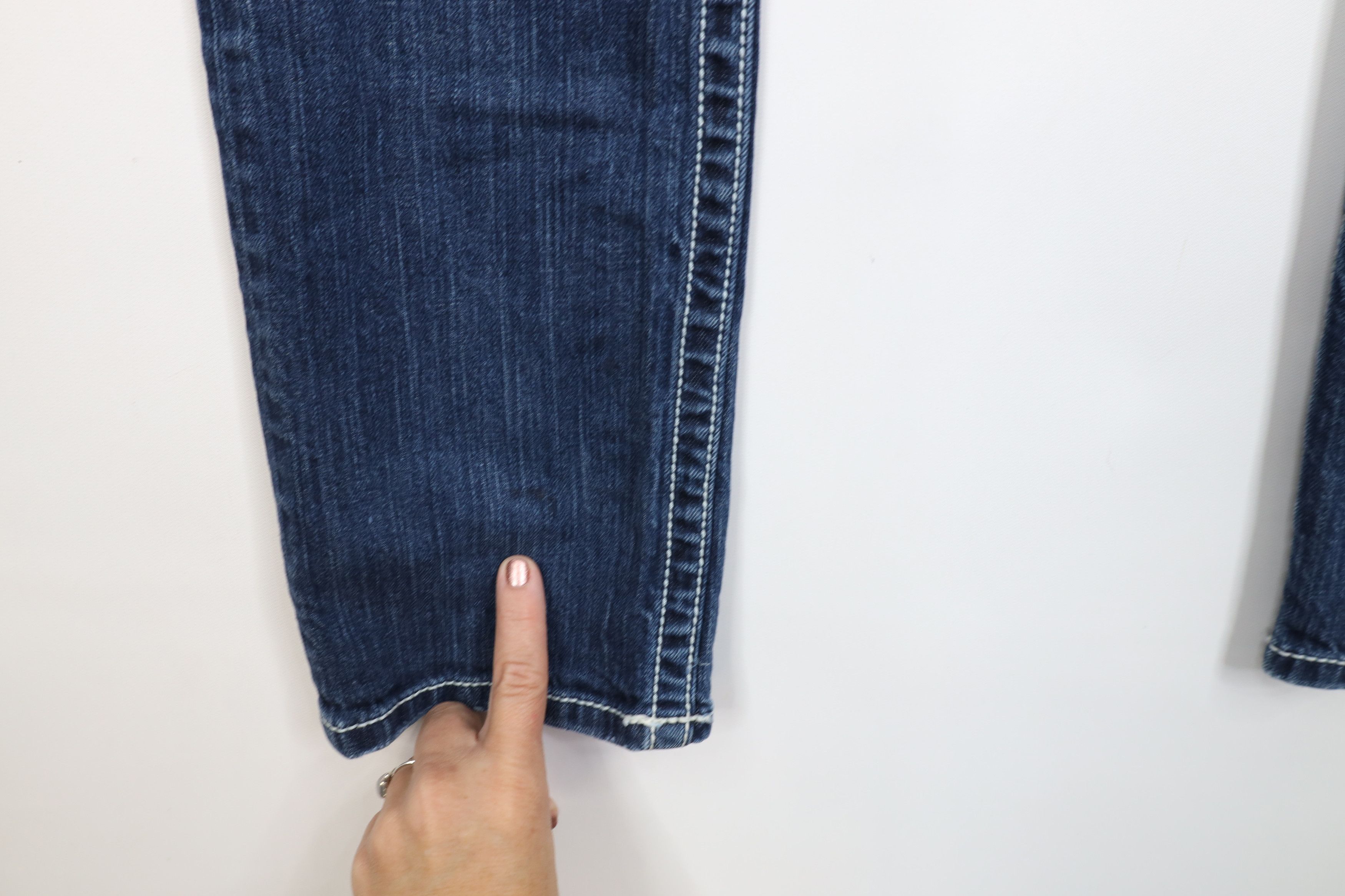 Vintage Buckle BKE Thick Stitch Stretch Payton Straight Leg Jeans Size 28" / US 6 / IT 42 - 5 Thumbnail