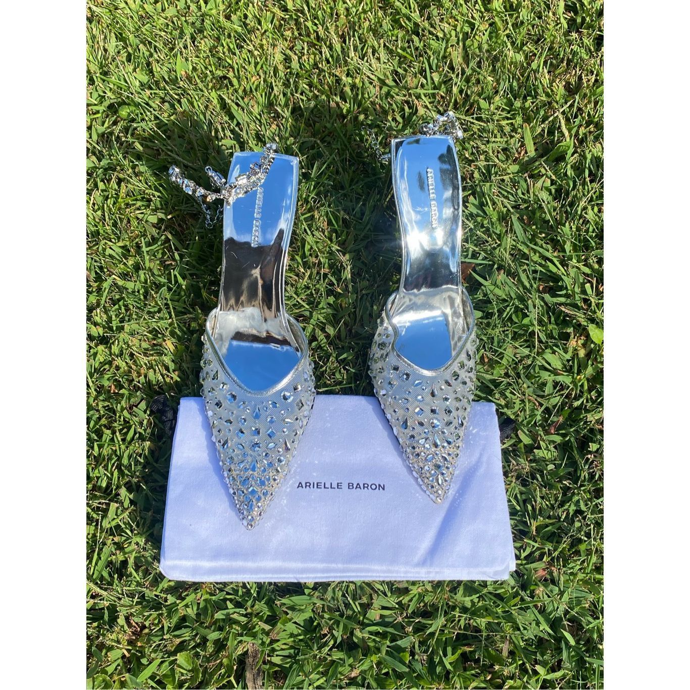 Other ARIELLE BARON Omen 95 Heel in Silver Crystal Size 36 EU 6 US Size US 6 / IT 36 - 1 Thumbnail