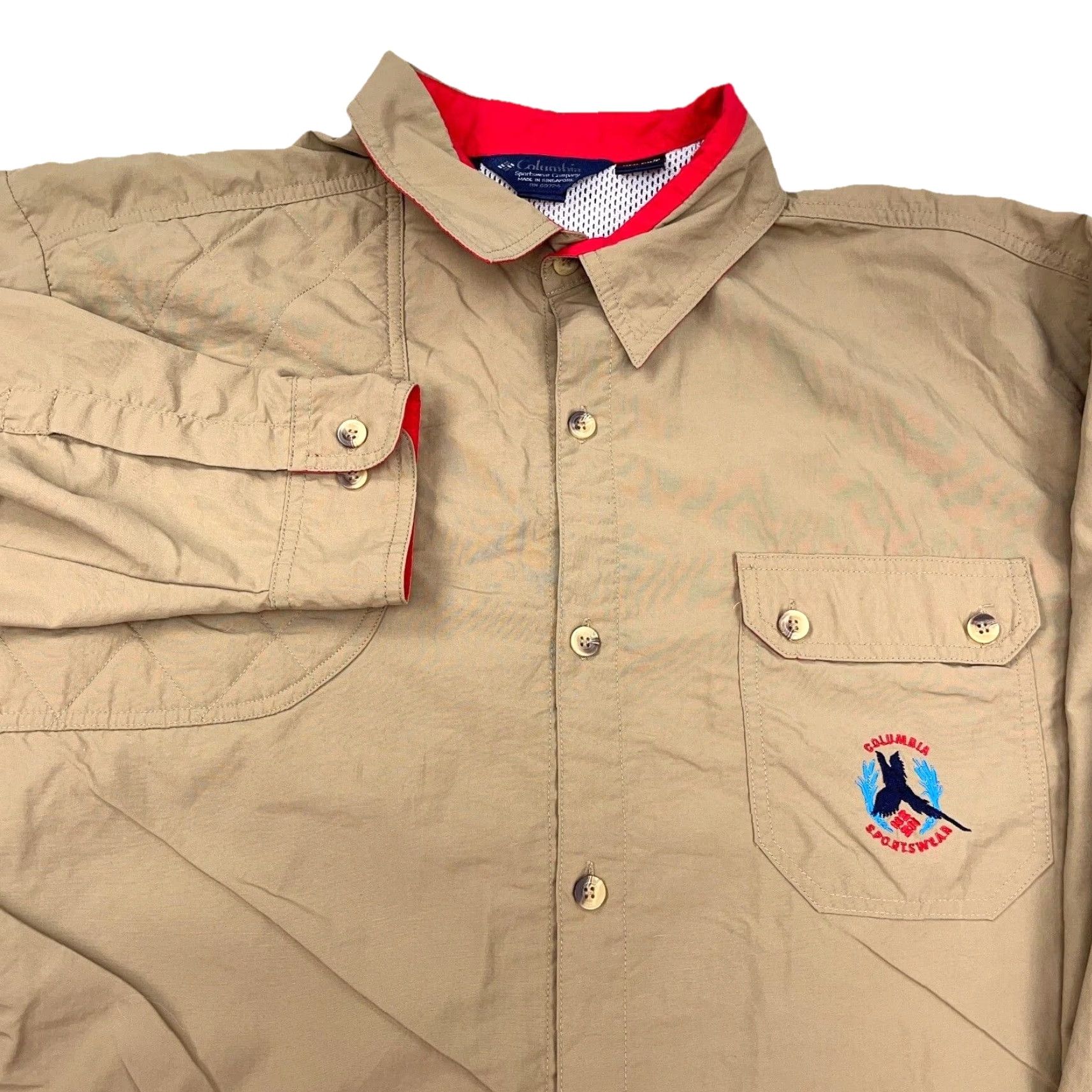 Vintage VINTAGE Columbia Shirt Men XXL Brown Button-Up Outdoor Field Hunt Radial Sleeve Size US XXL / EU 58 / 5 - 2 Thumbnail