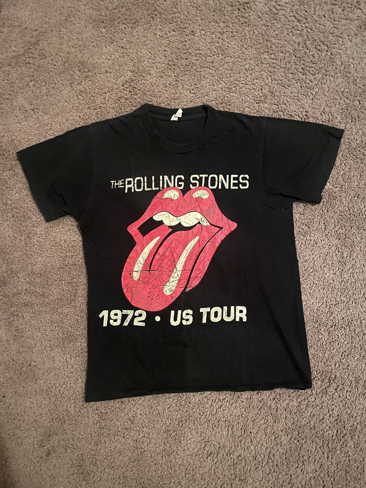 Band Tees × Vintage Vintage Rolling Stones 1972 US Tour Tee Size US XS / EU 42 / 0 - 1 Thumbnail