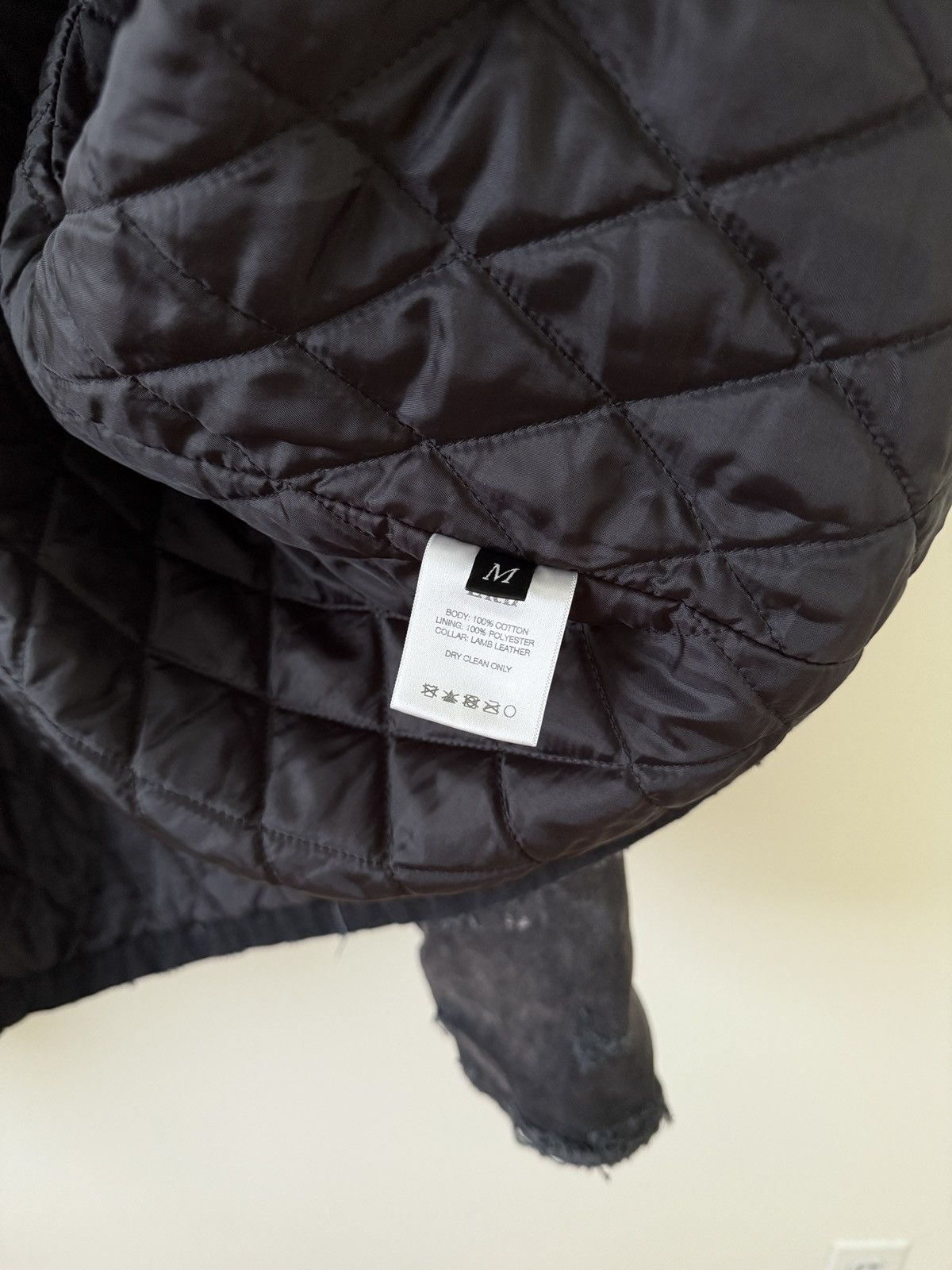 Enfants Riches Deprimes Distressed Leather Collar Graphic Work Jacket Size US M / EU 48-50 / 2 - 19 Thumbnail