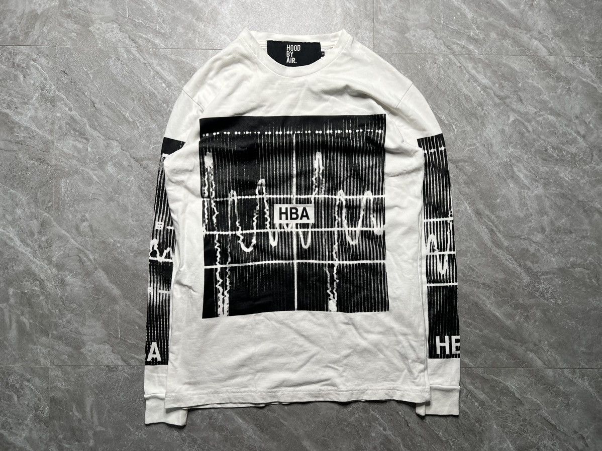 Archival Hood By Air Heart Beat LS shirt