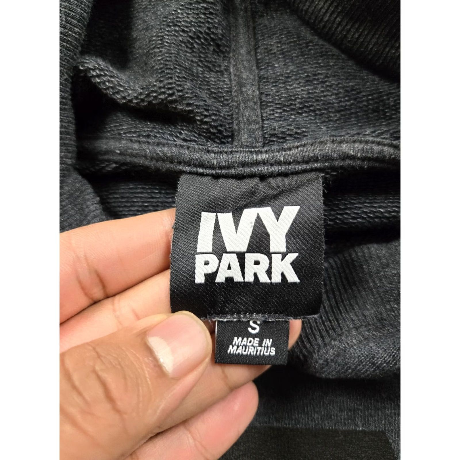 Ivy Park IVY PARK Hoodie Womens S Gray Logo Pullover Knit Sweatshirt Graphic Size S / US 4 / IT 40 - 4 Thumbnail
