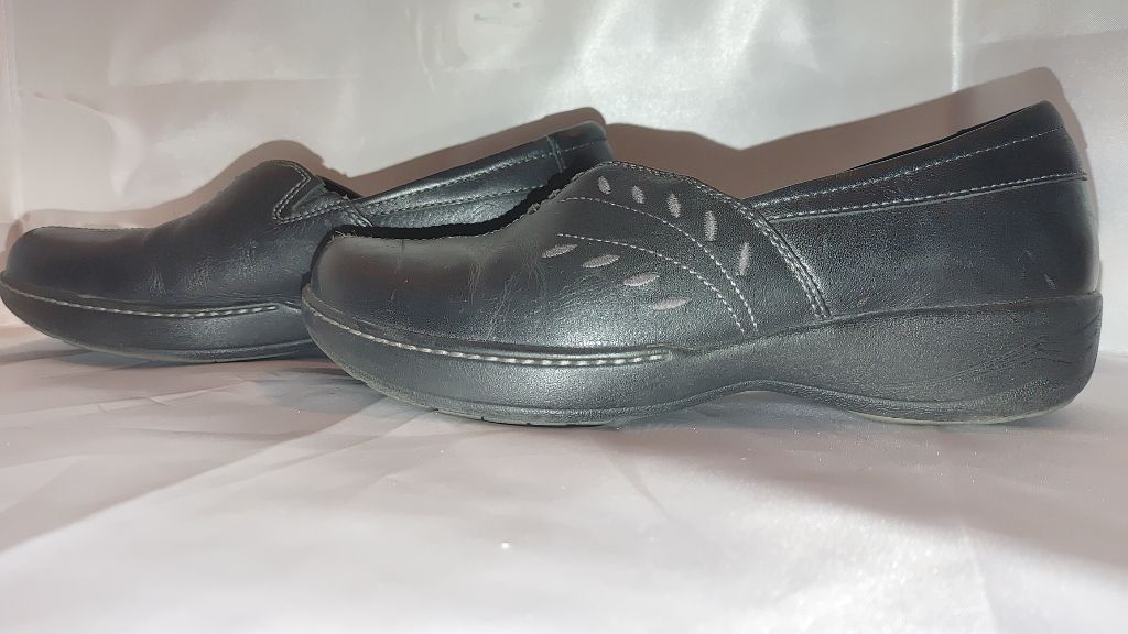 The Unbranded Brand Dansko Abigail Leather Slip Resistant Flat Size 40 Size US 9.5 / IT 39.5 - 3 Thumbnail