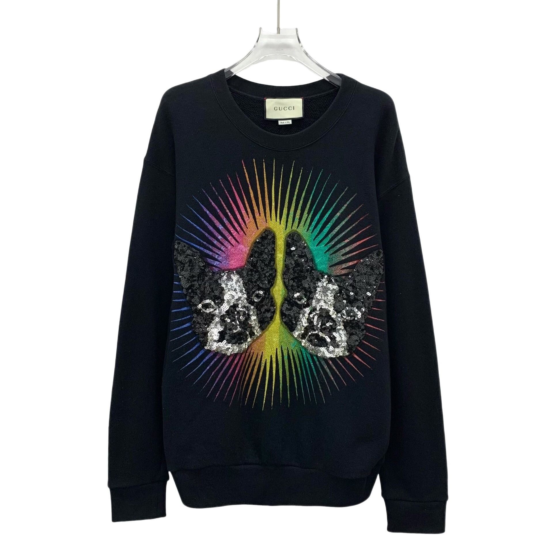 Gucci Gucci Sequin Cat Sweatshirt S Size US S / EU 44-46 / 1 - 1 Thumbnail