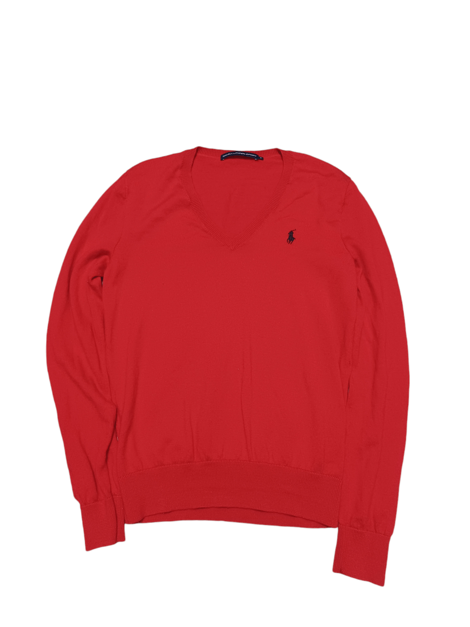 Ralph Lauren Sport VINTAGE 90S RALPH LAUREN SPORT V-NECK SWEATER OLDMONEY Size US M / EU 48-50 / 2 - 1 Thumbnail