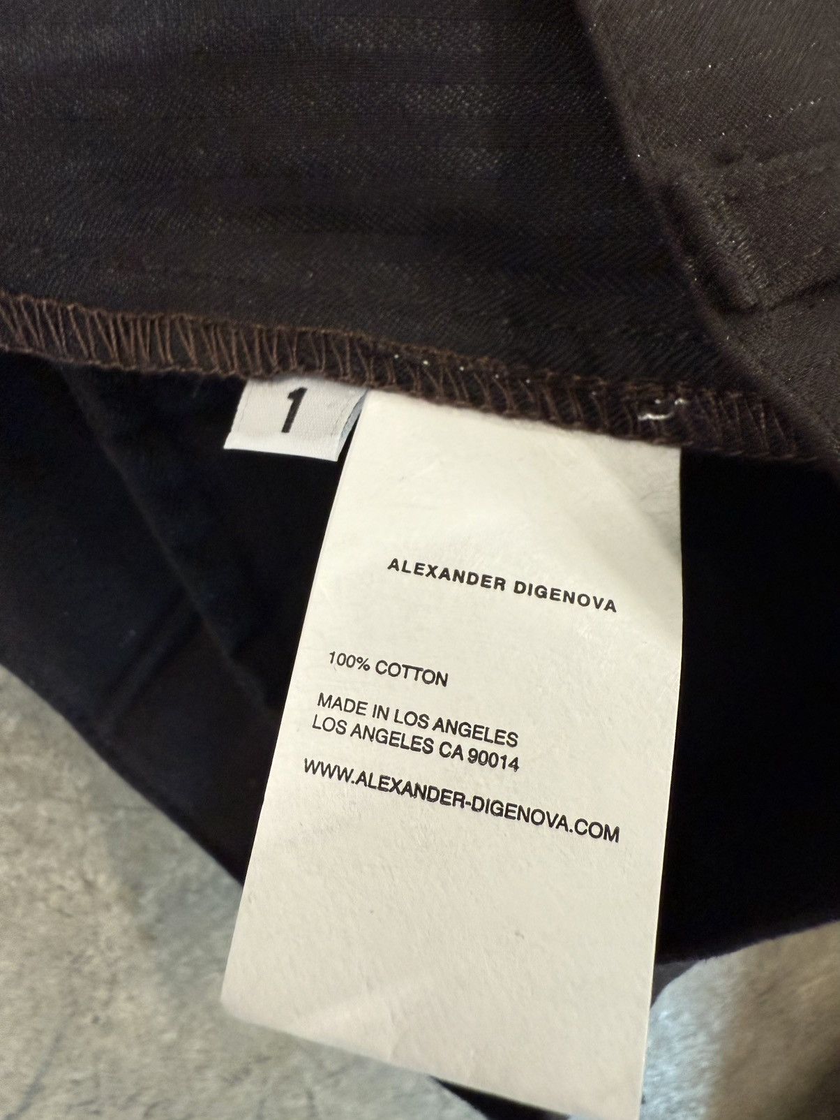 ALEXANDER DIGENOVA Alexander Digenova Brown Limo Pants Size US 30 / EU 46 - 4 Thumbnail