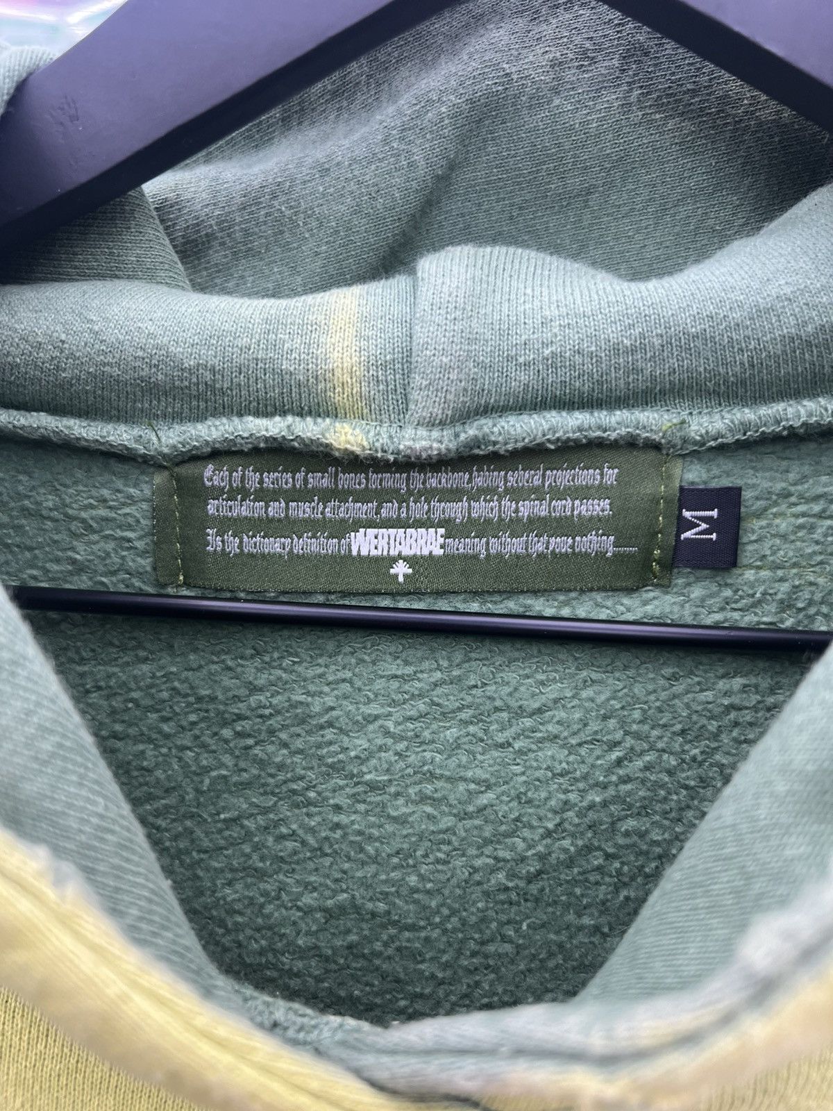 Vertabrae Vertebrae green moss request exclusive hoodie - size medium Size US M / EU 48-50 / 2 - 3 Thumbnail