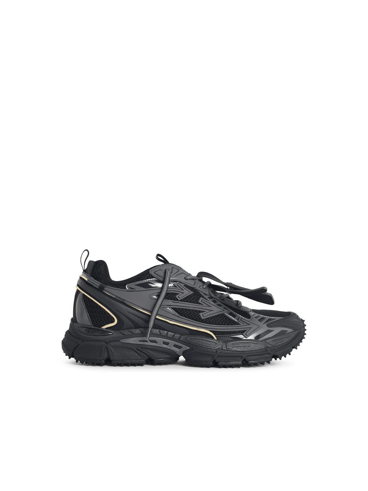 Off-White OFF-WHITE Black 'Be Right Back' Sneakers Size US 11 / EU 44 - 1 Thumbnail