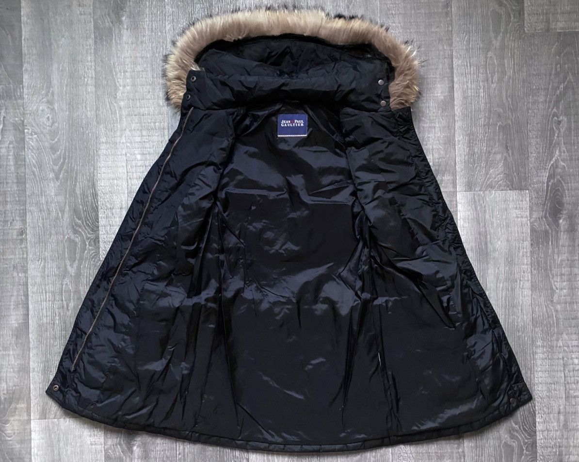 Jean Paul Gaultier Womens Jean’s Paul Gaultier Down Jacket Fur Trim Parka Black Size S / US 4 / IT 40 - 5 Thumbnail