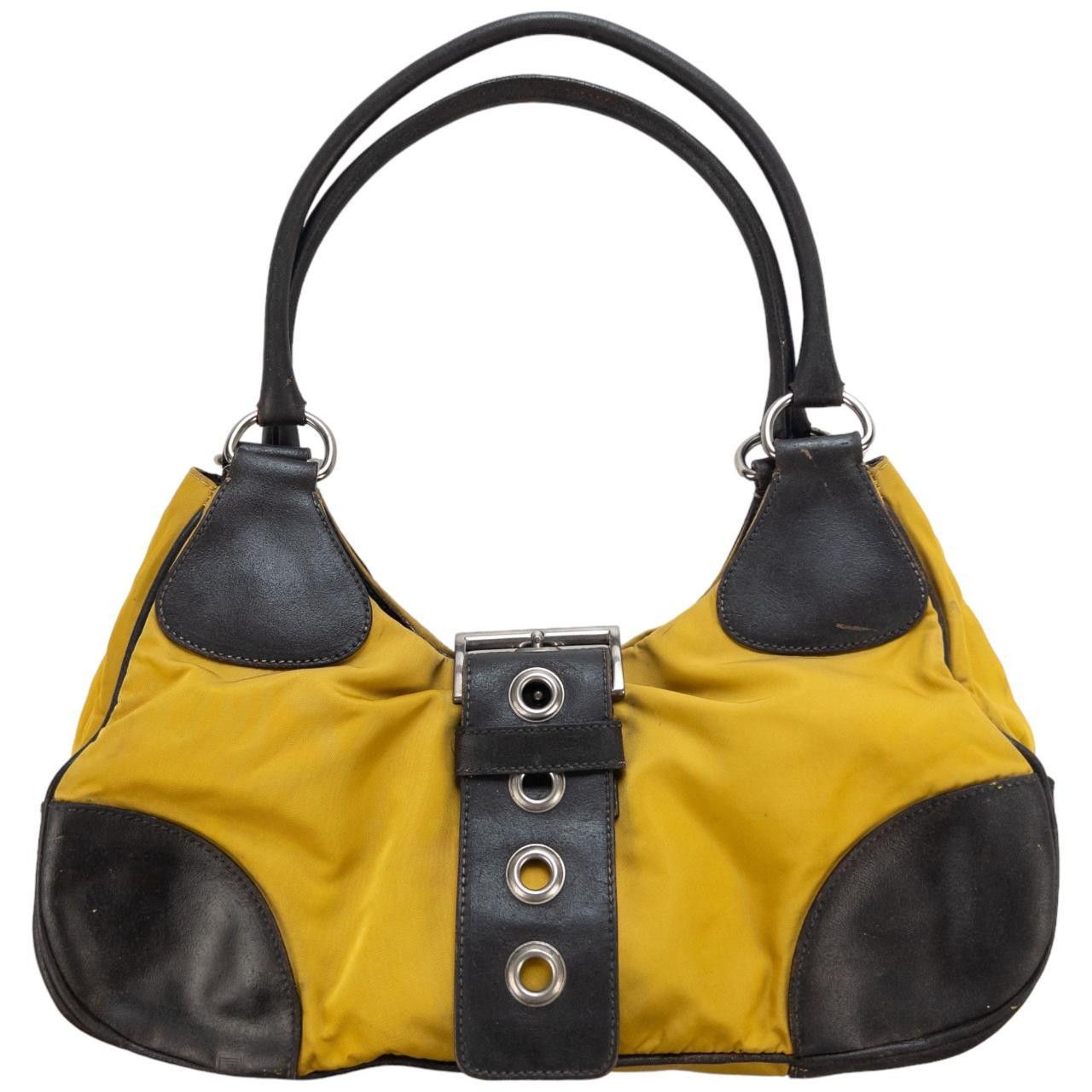 Prada Vintage Prada Gromet Belt Shoulder Bag Size ONE SIZE - 1 Thumbnail