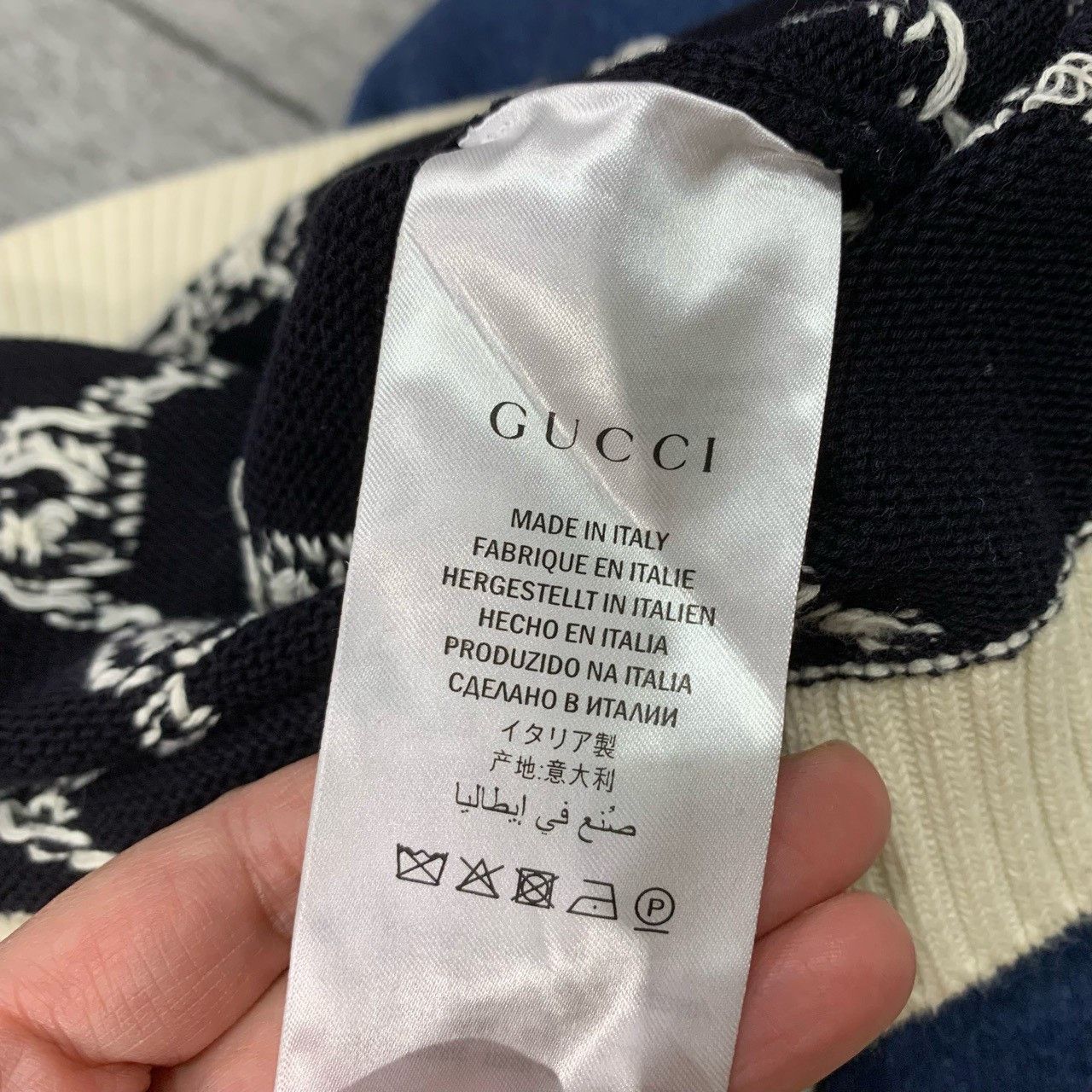 Gucci Gucci double G old flower full print knit sweater 2501-Next Size US XL / EU 56 / 4 - 7 Thumbnail