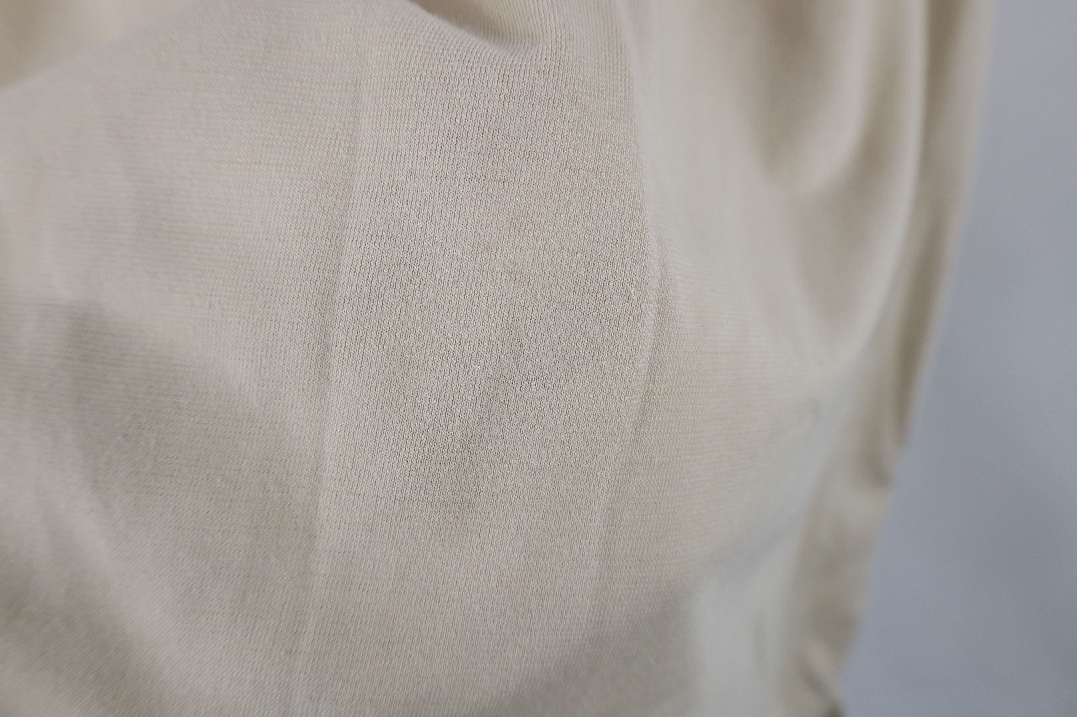 Vintage Vintage 70s Streetwear Knit Collared Golf Polo Shirt Beige Size US L / EU 52-54 / 3 - 11 Thumbnail