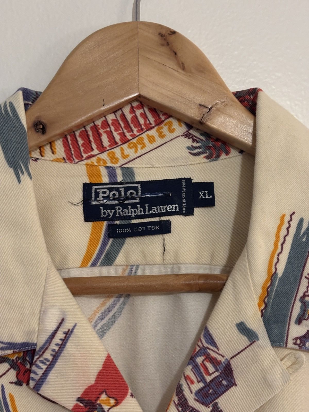 Polo Ralph Lauren Polo Ralph Lauren Equestrian Horse Western Camp Collar Japan Size US XL / EU 56 / 4 - 3 Thumbnail