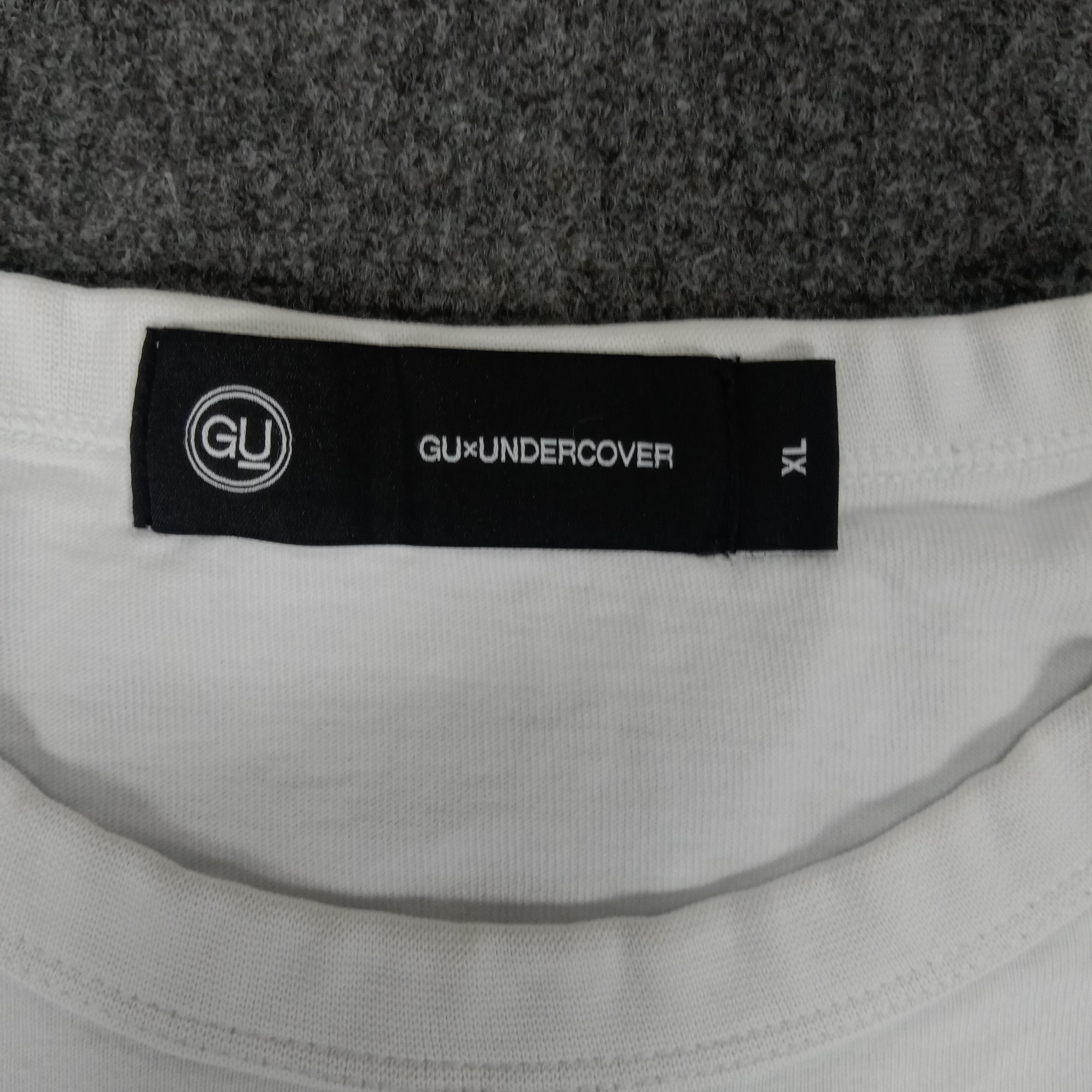 GU × Undercover × Vintage Gu X Undercover Japanese Brand Long Sleeve Tshirt Size US XXL / EU 58 / 5 - 5 Thumbnail
