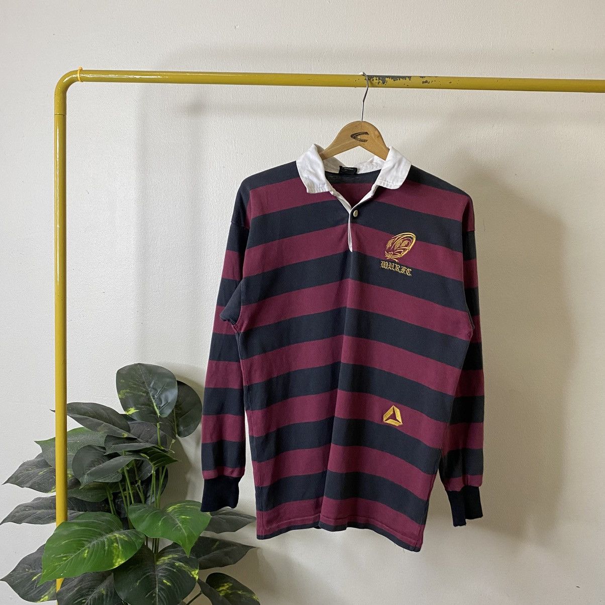 Vintage Vintage 90s Suzuki Sports Polo Rugby Jersey LS Size US M / EU 48-50 / 2 - 1 Thumbnail