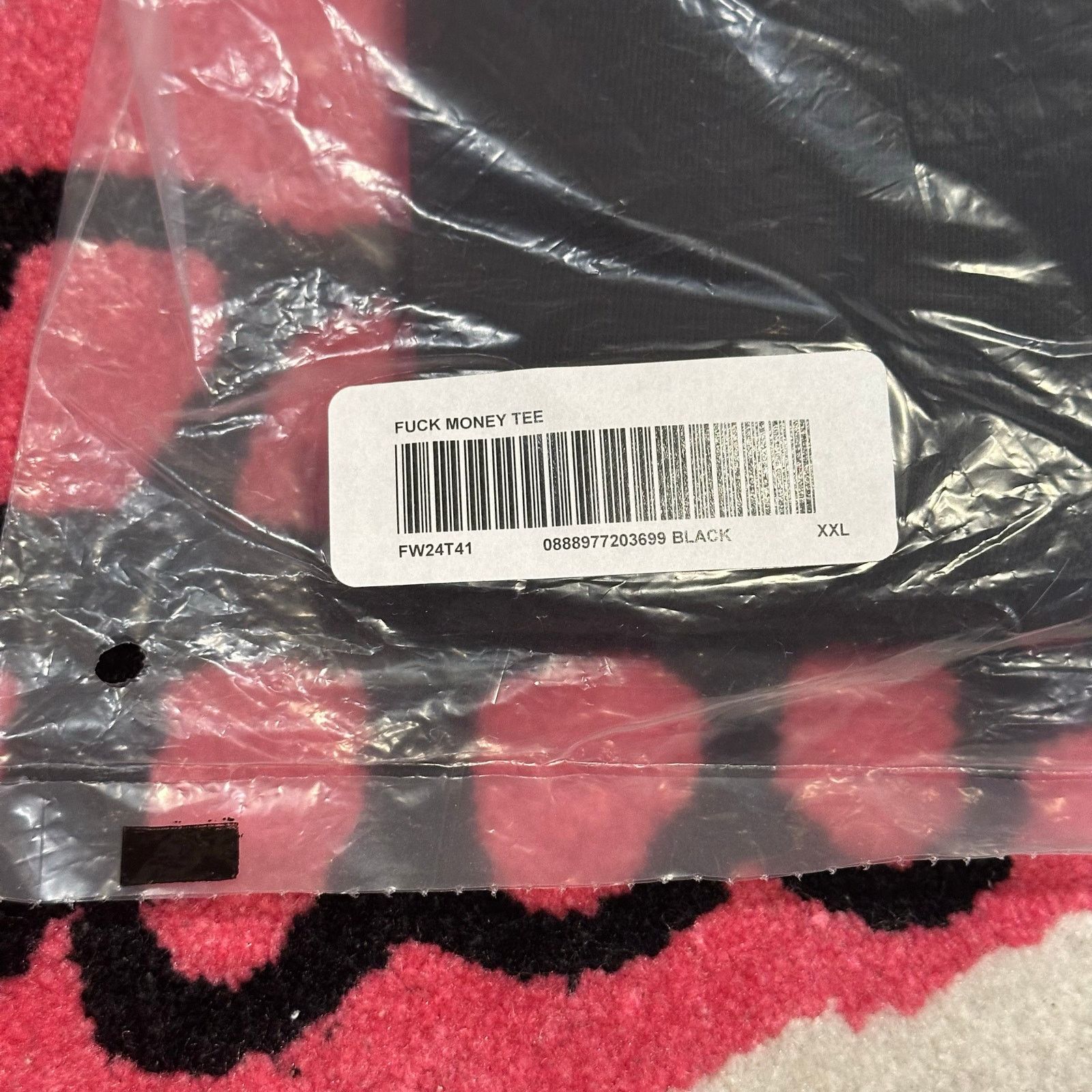 Supreme Supreme F Money Tee - Black - XXL - Brand New Size US XXL / EU 58 / 5 - 4 Thumbnail