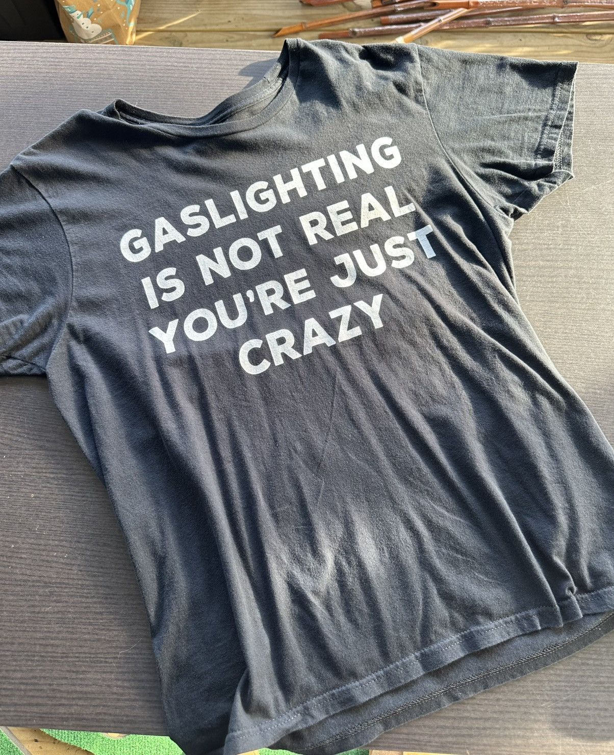 Other Gaslighting Isn’t Real You’re Crazy Funny College Beer Shirt Size US L / EU 52-54 / 3 - 1 Thumbnail