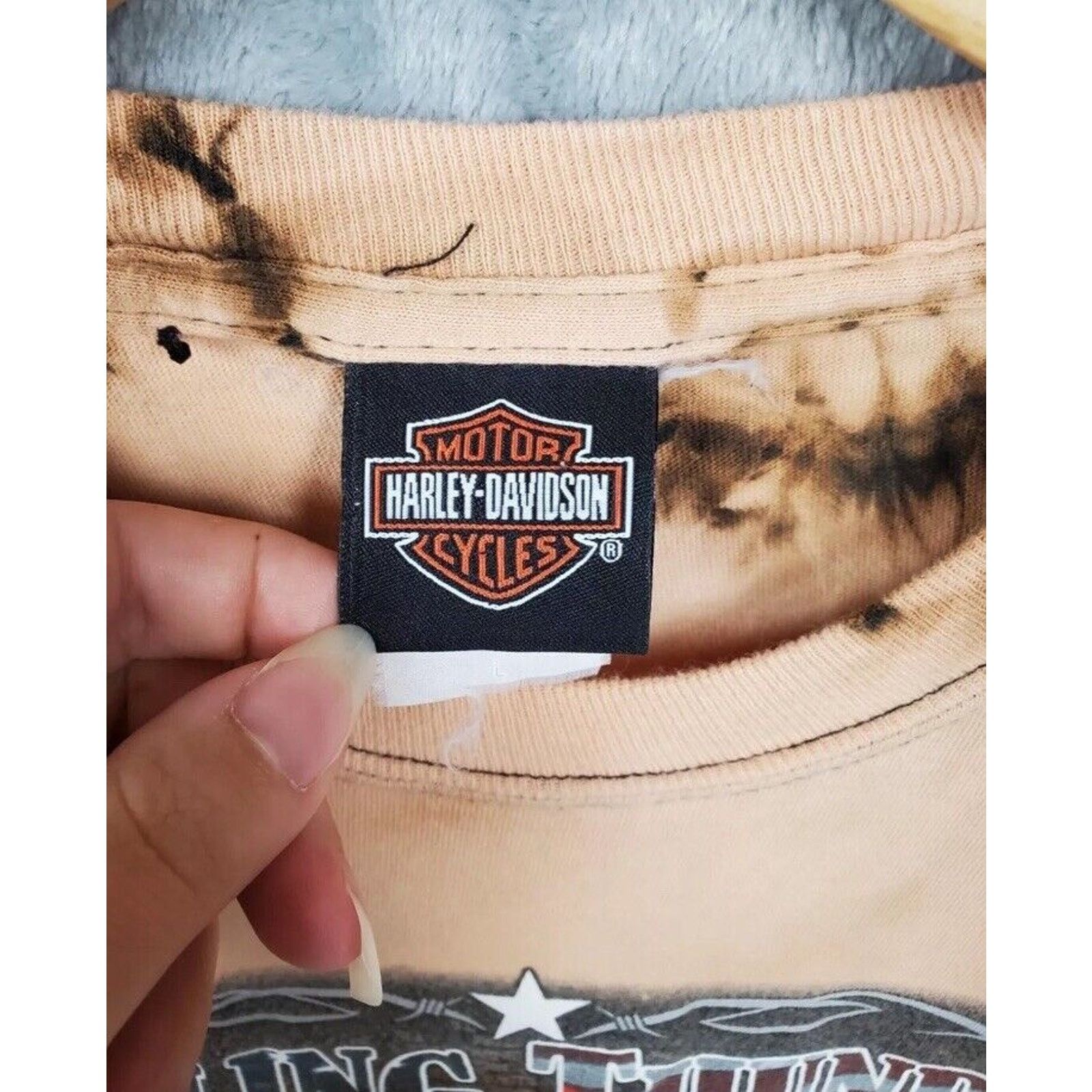 Harley Davidson Vintage Harley Davidson Shirt Men's L Rolling Biker Tye dye Size US L / EU 52-54 / 3 - 7 Thumbnail