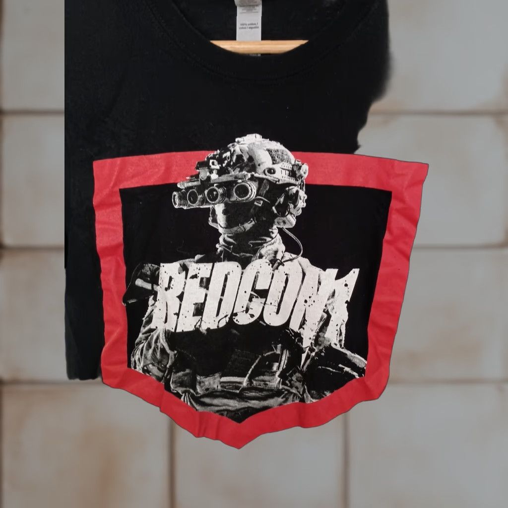 Gildan VINTAGE Redcon 1 T-shirt Mens Shirt S Black Infrared Goggles Gildan Size US S / EU 44-46 / 1 - 1 Thumbnail