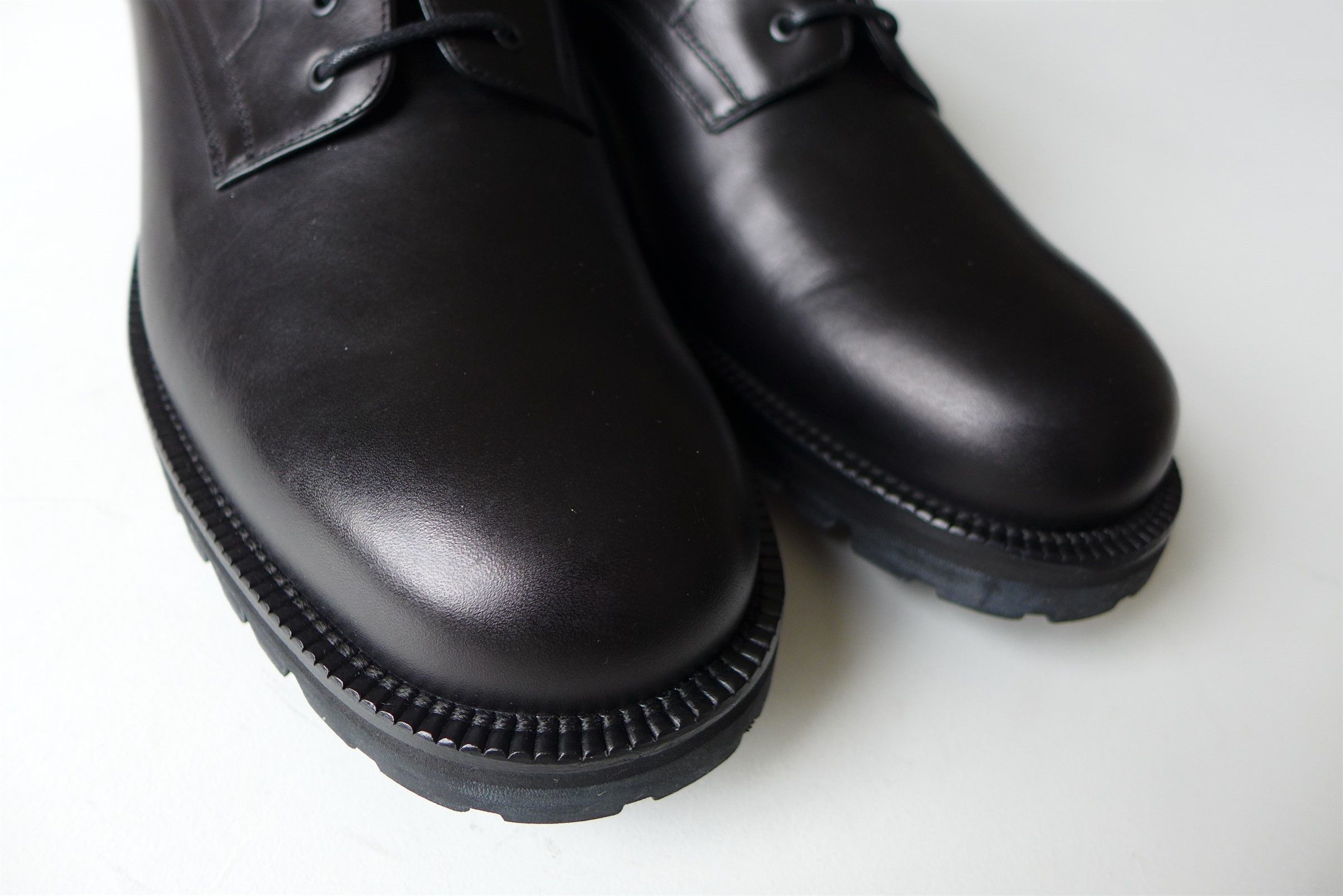 Dries Van Noten Dries Van Noten Derby Shoes - Black Leather Size US 13 / EU 46 - 3 Thumbnail