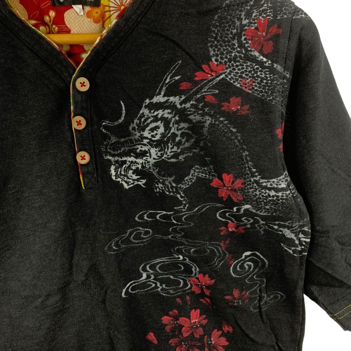 Takeo Kikuchi TAKEO KIKUCHI DRAGON Japan Traditional Cultural Art Size S / US 4 / IT 40 - 3 Thumbnail