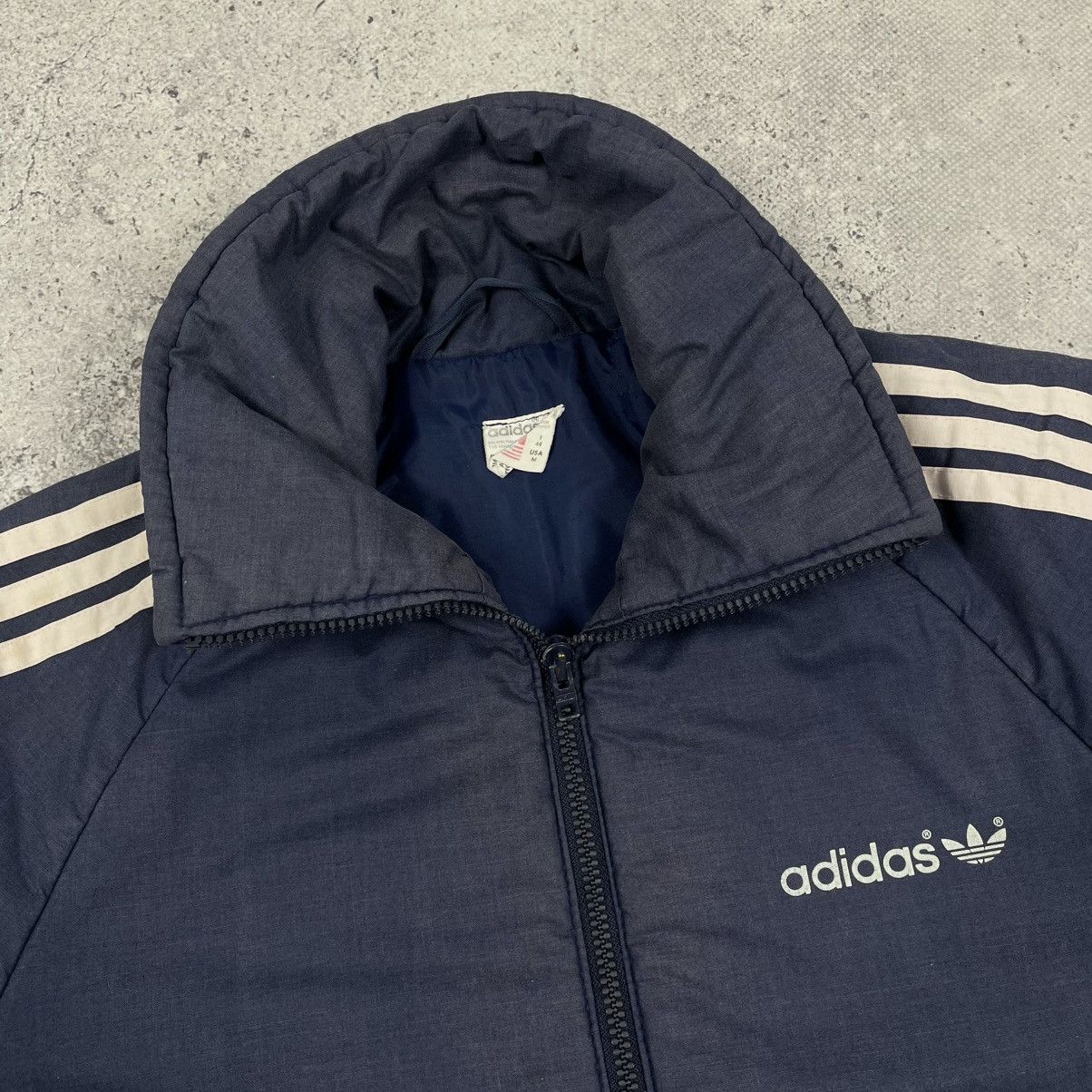 Adidas × Vintage 70s-80s Vintage Adidas Trefoil Logo Faded Jacket Size US M / EU 48-50 / 2 - 6 Thumbnail