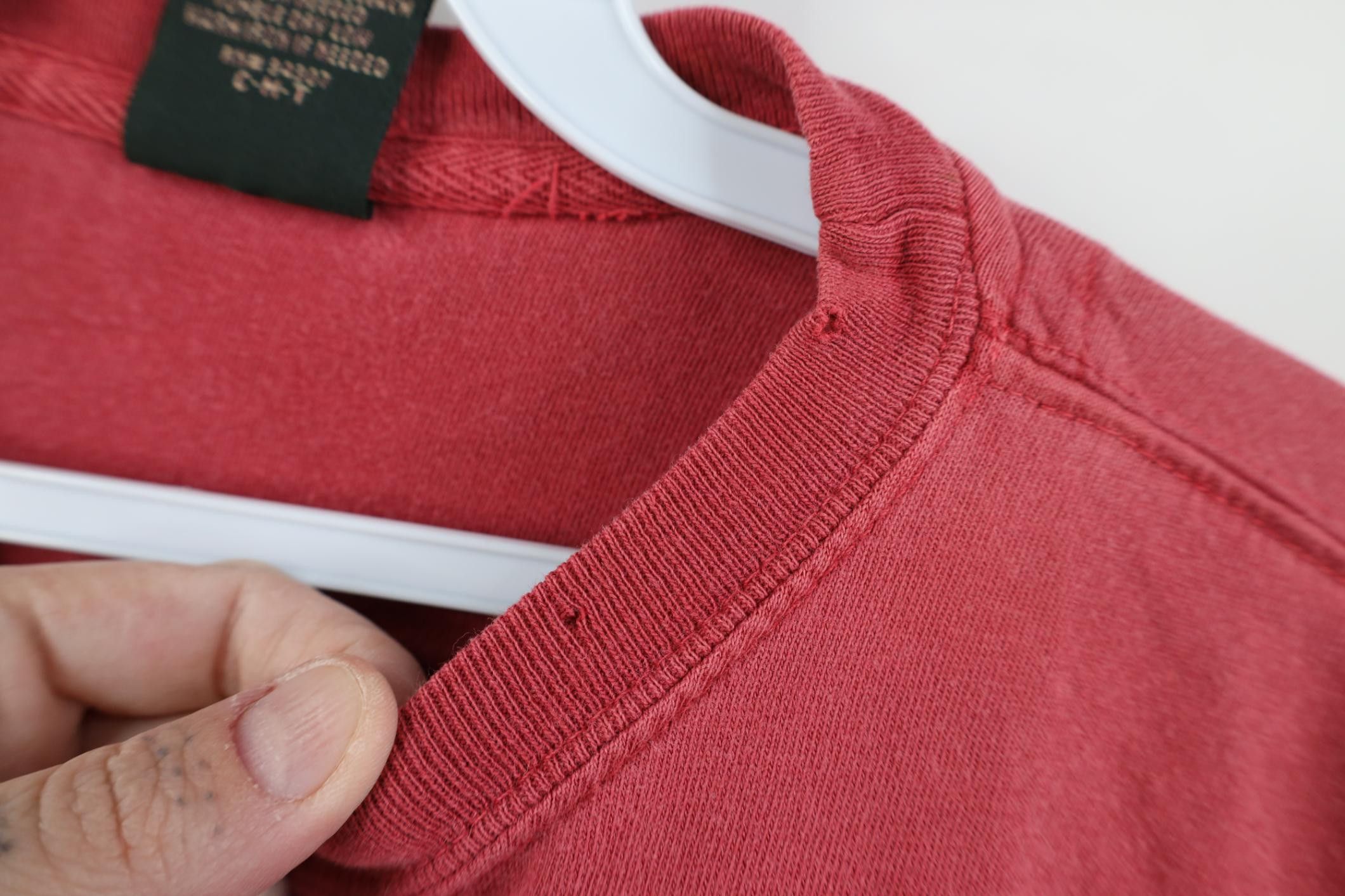 Vintage Vintage 90s Streetwear Stonewash Blank Long Sleeve T-Shirt Size US M / EU 48-50 / 2 - 4 Thumbnail