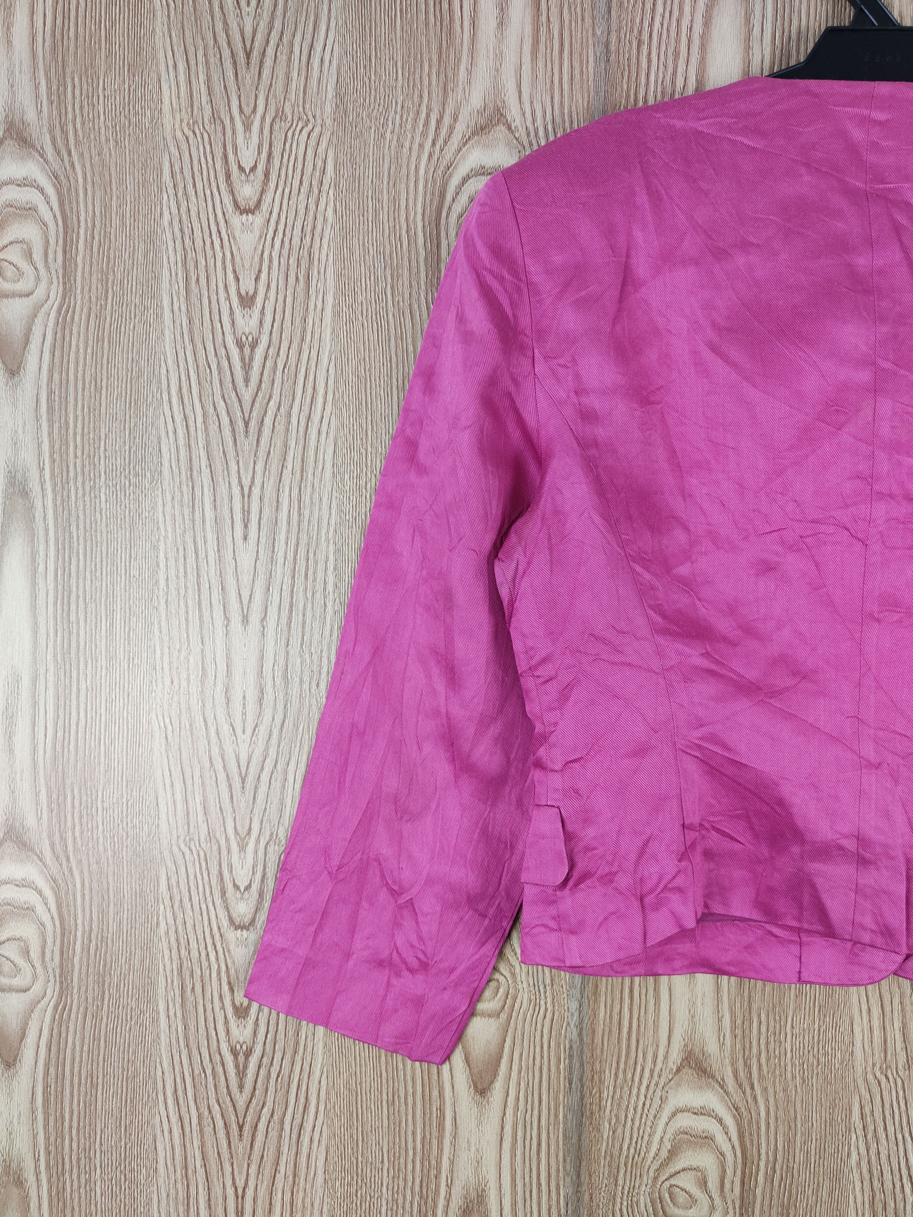 Japanese Brand × Vintage Luxury Lancetti Pink Cropped Button Up Shirts Size S / US 4 / IT 40 - 8 Thumbnail