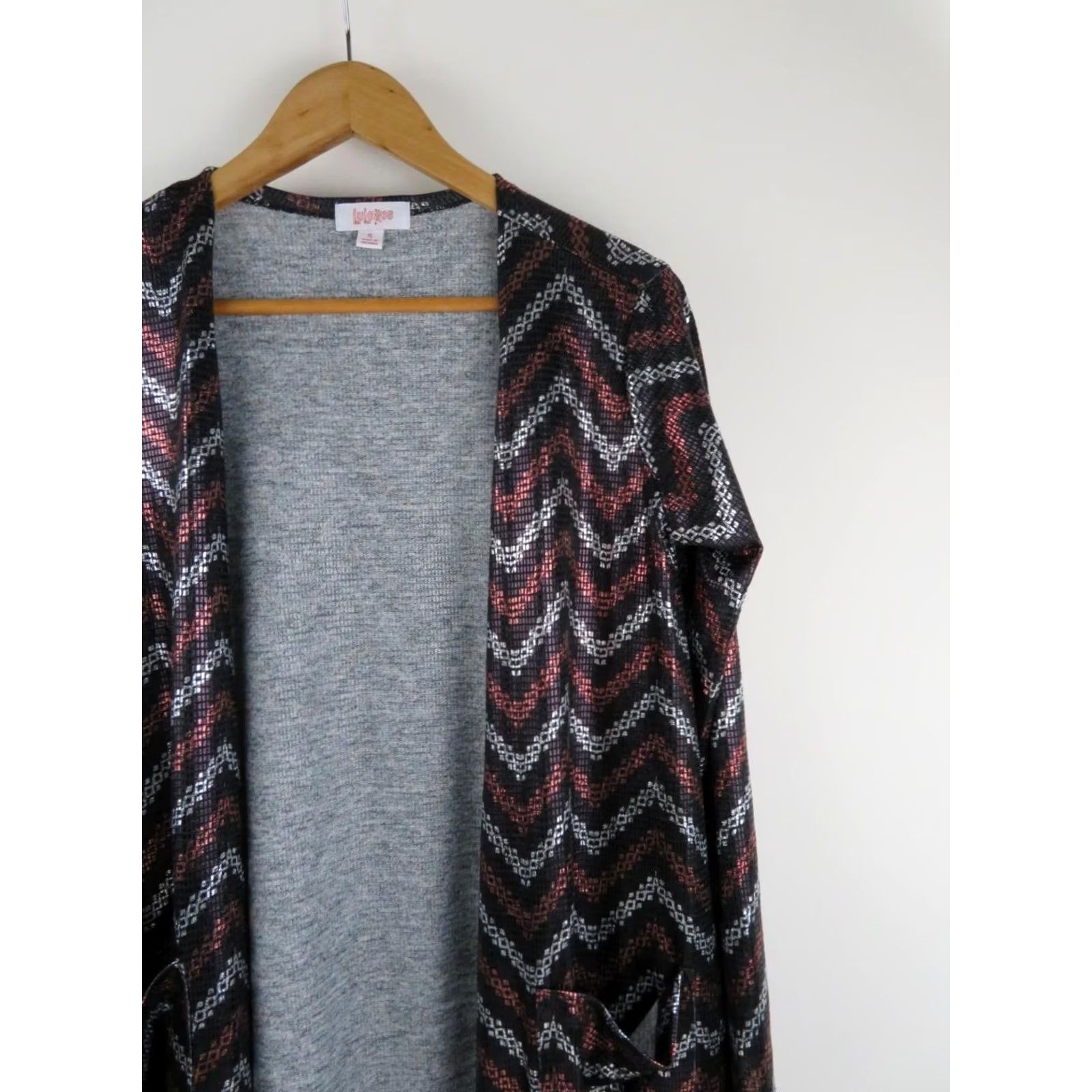 Vintage Lularoe Sarah Cardigan Sweater Women's Unicorn Metallic Small Knit Size S / US 4 / IT 40 - 2 Thumbnail