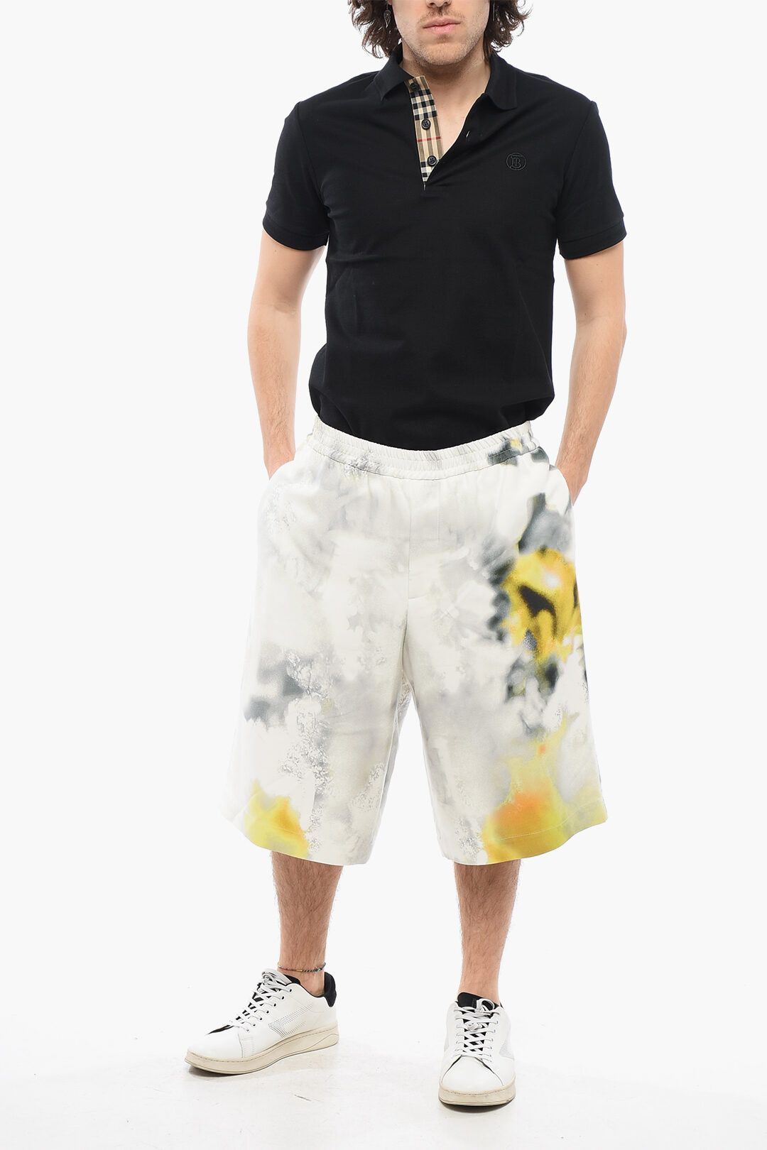 Alexander McQueen og1mm0925 Viscose Blurred Short in Multicolor Size US 36 / EU 52 - 4 Thumbnail