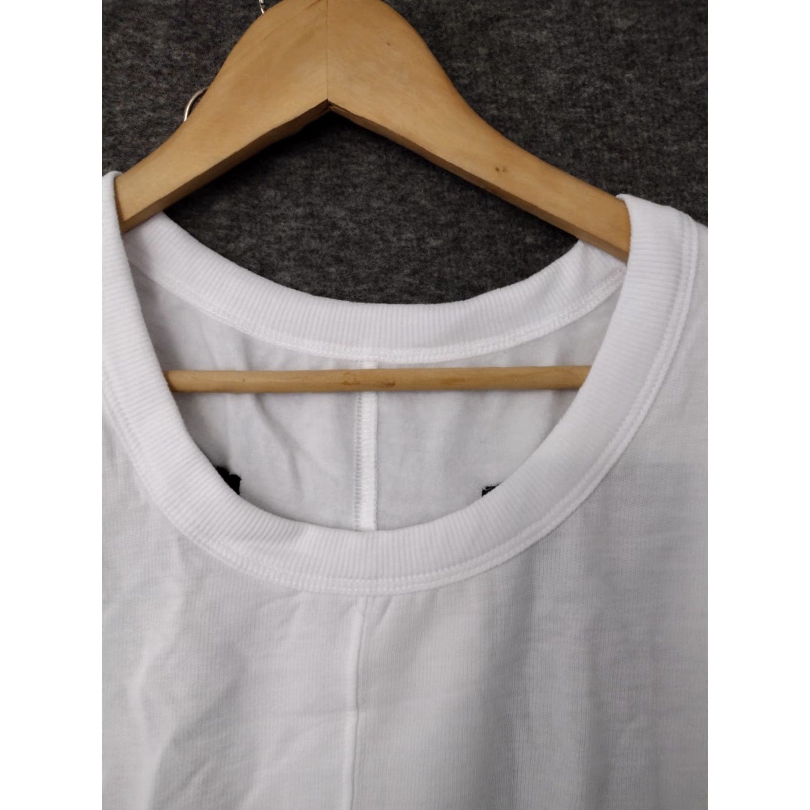 Vintage Unbranded Blouse Shirt White Crew Neck Knit Open Back Long Sleeve Size M Women Bohemian Casual Spring Summer White Size M / US 6-8 / IT 42-44 - 3 Thumbnail