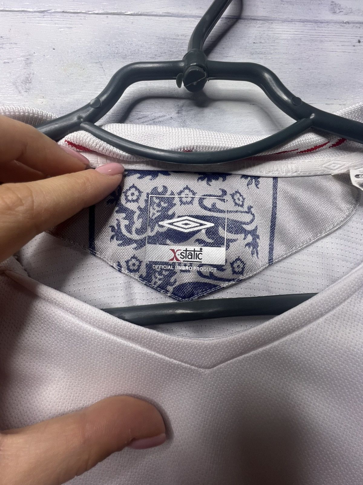 Umbro Rare Vintage Umbro England Soccer Jersey Size US M / EU 48-50 / 2 - 9 Thumbnail