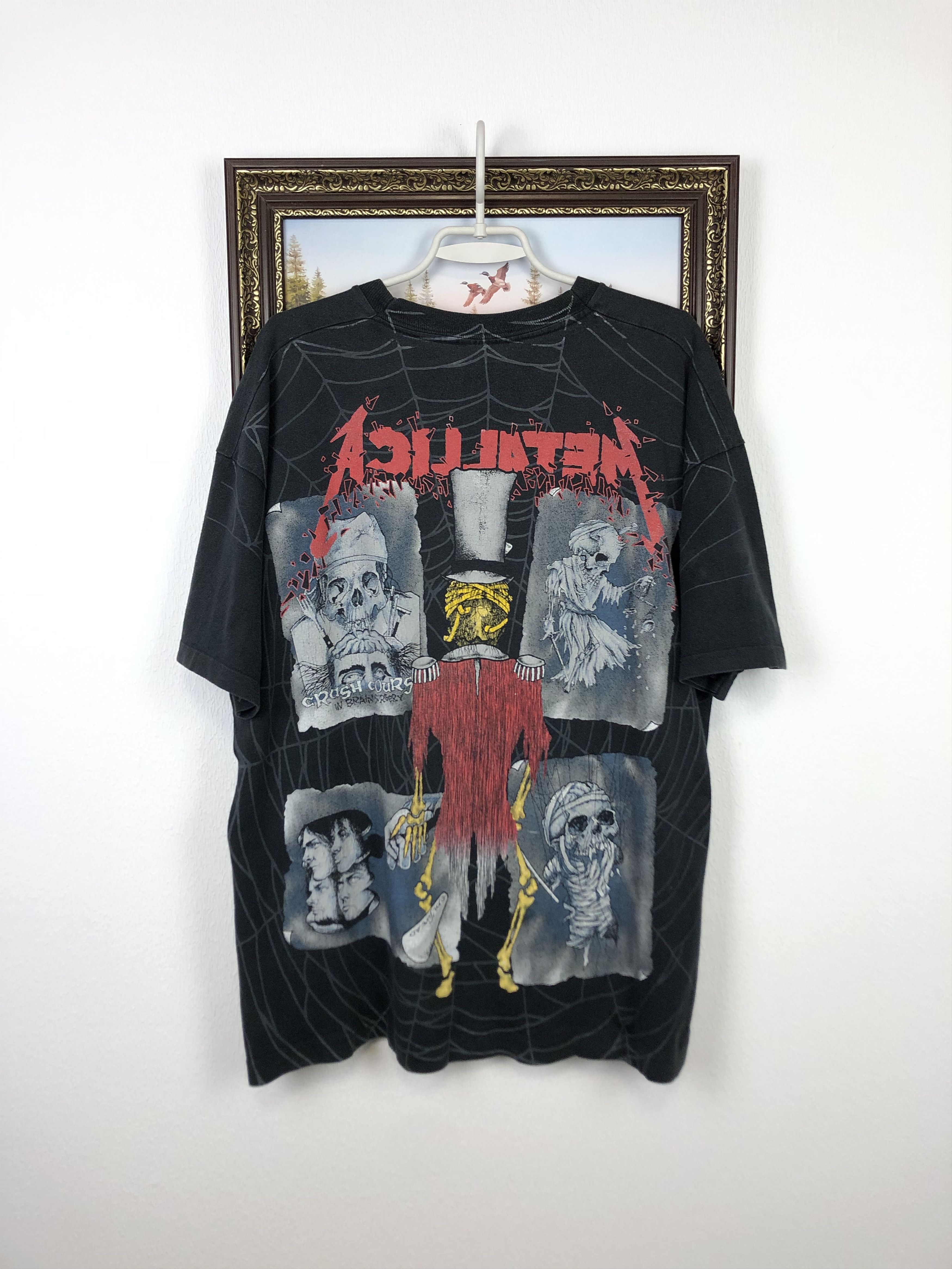 Vintage Vintage 1992 Metallica Ringmaster Pushead Shirt Tee Hype Size US L / EU 52-54 / 3 - 12 Thumbnail