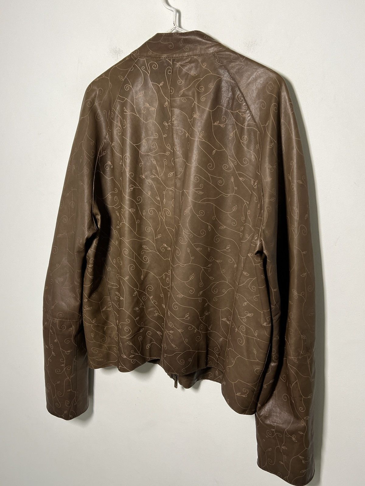 Giorgio Armani Giorgio Armani runway laser cut print moto jacket archive Size US L / EU 52-54 / 3 - 7 Thumbnail