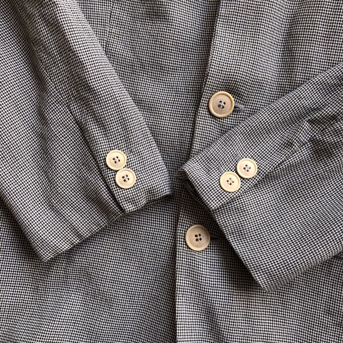 Kenzo KENZO Plaid Design Blazer Size 40R - 6 Thumbnail