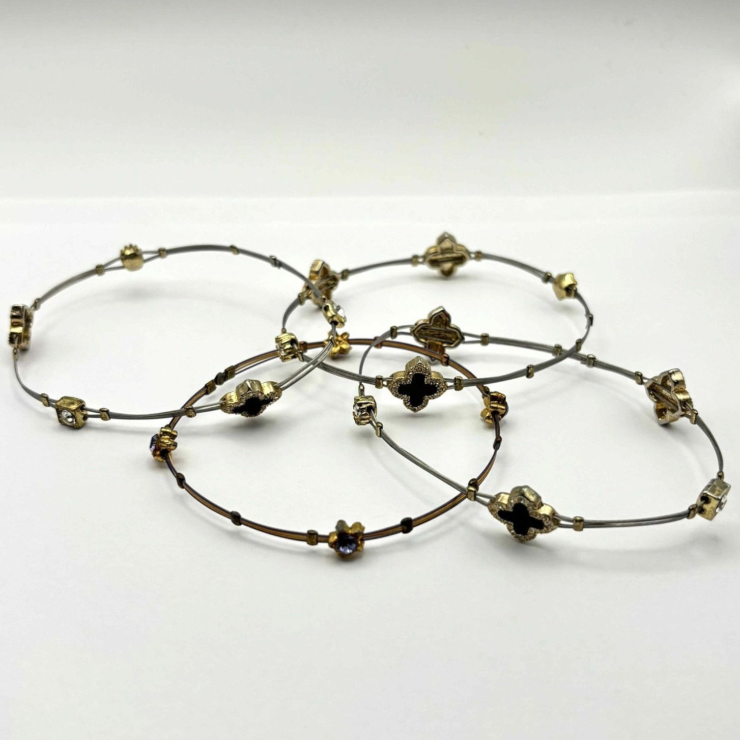 Other Black & Gold Clover Bracelet Bundle Size ONE SIZE - 3 Thumbnail