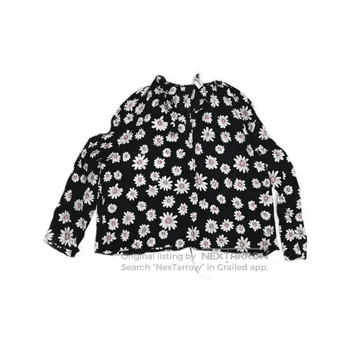 Balenciaga Balenciaga Floral Print Long Sleeve T. Size US S / EU 44-46 / 1 - 1 Thumbnail