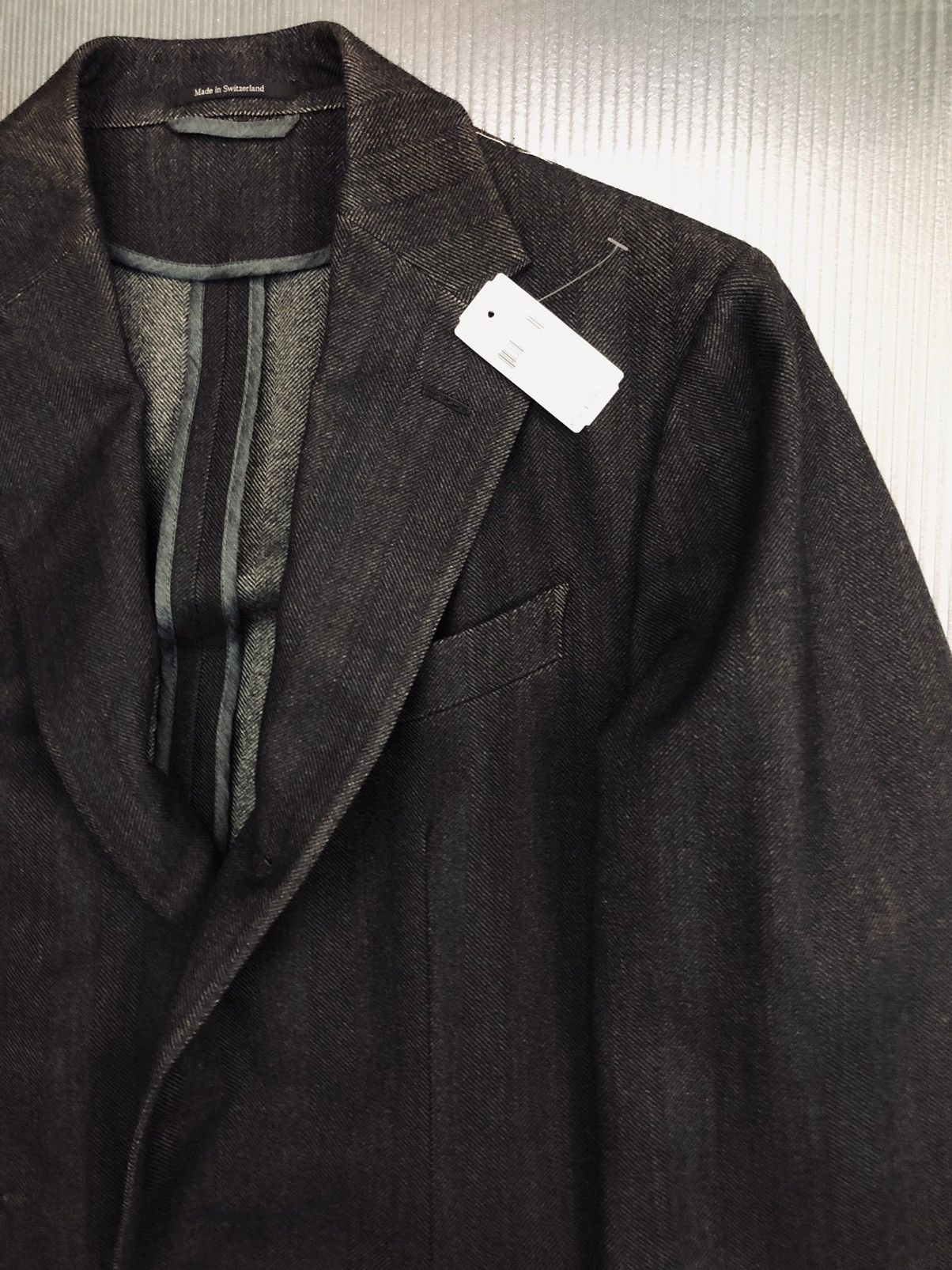 Ermenegildo Zegna Zegna 🇨🇭Duo dark brown wool cashmere Milano fit Coat 52 NWT Size US L / EU 52-54 / 3 - 13 Thumbnail